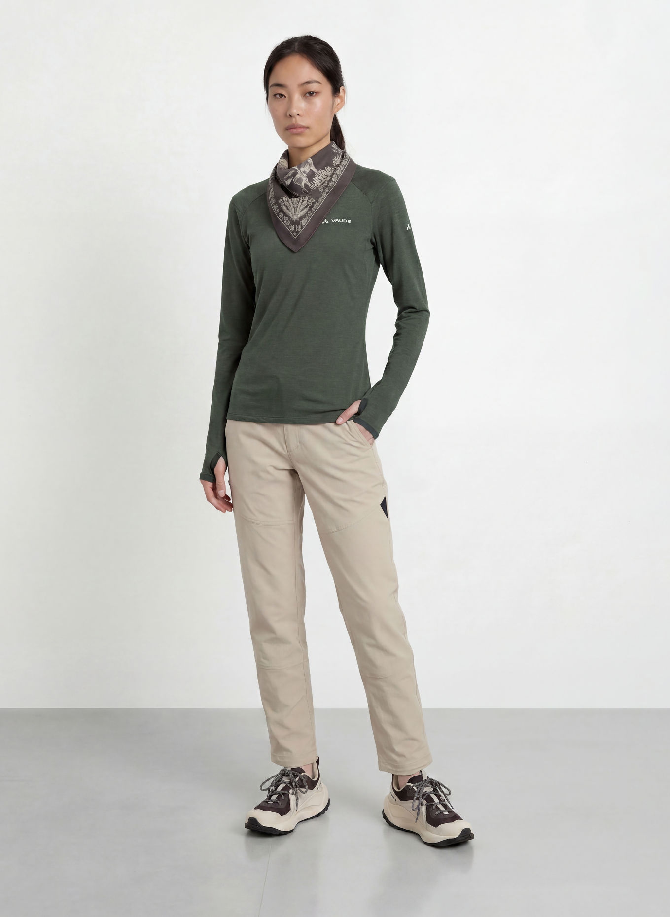 VAUDE Funktionsshirt MONVISO: DUNKELGRAU