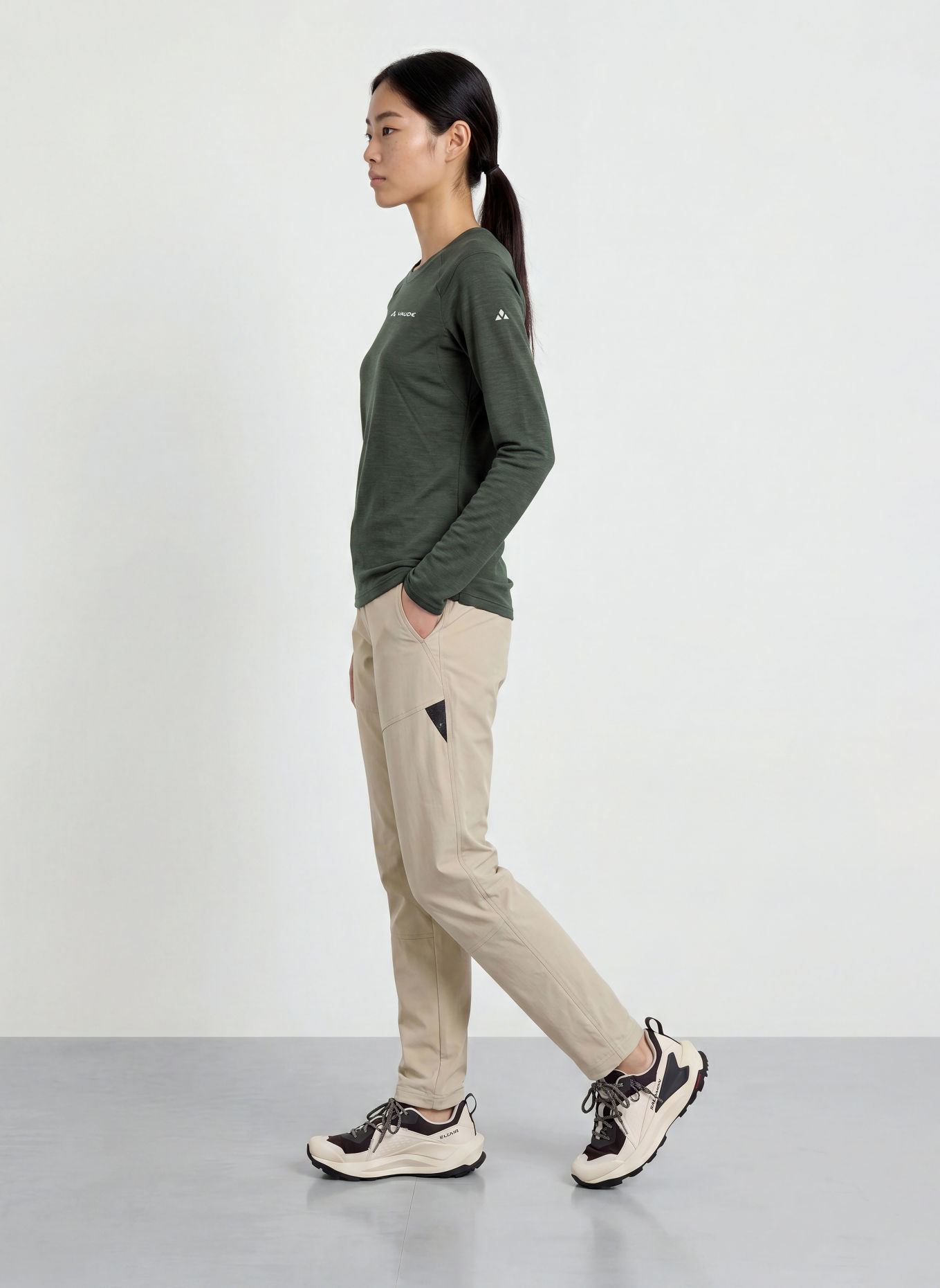 VAUDE Funktionsshirt MONVISO: DUNKELGRAU