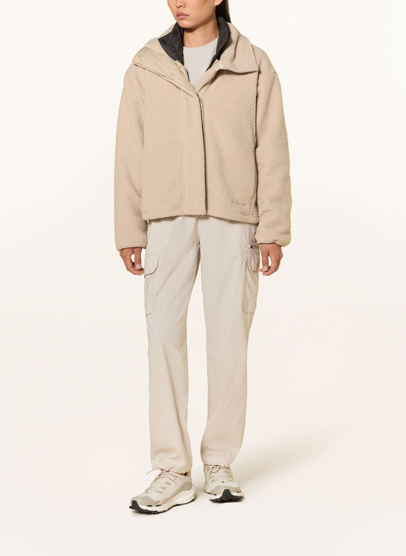 VAUDE 2-in-1 jas: BEIGE