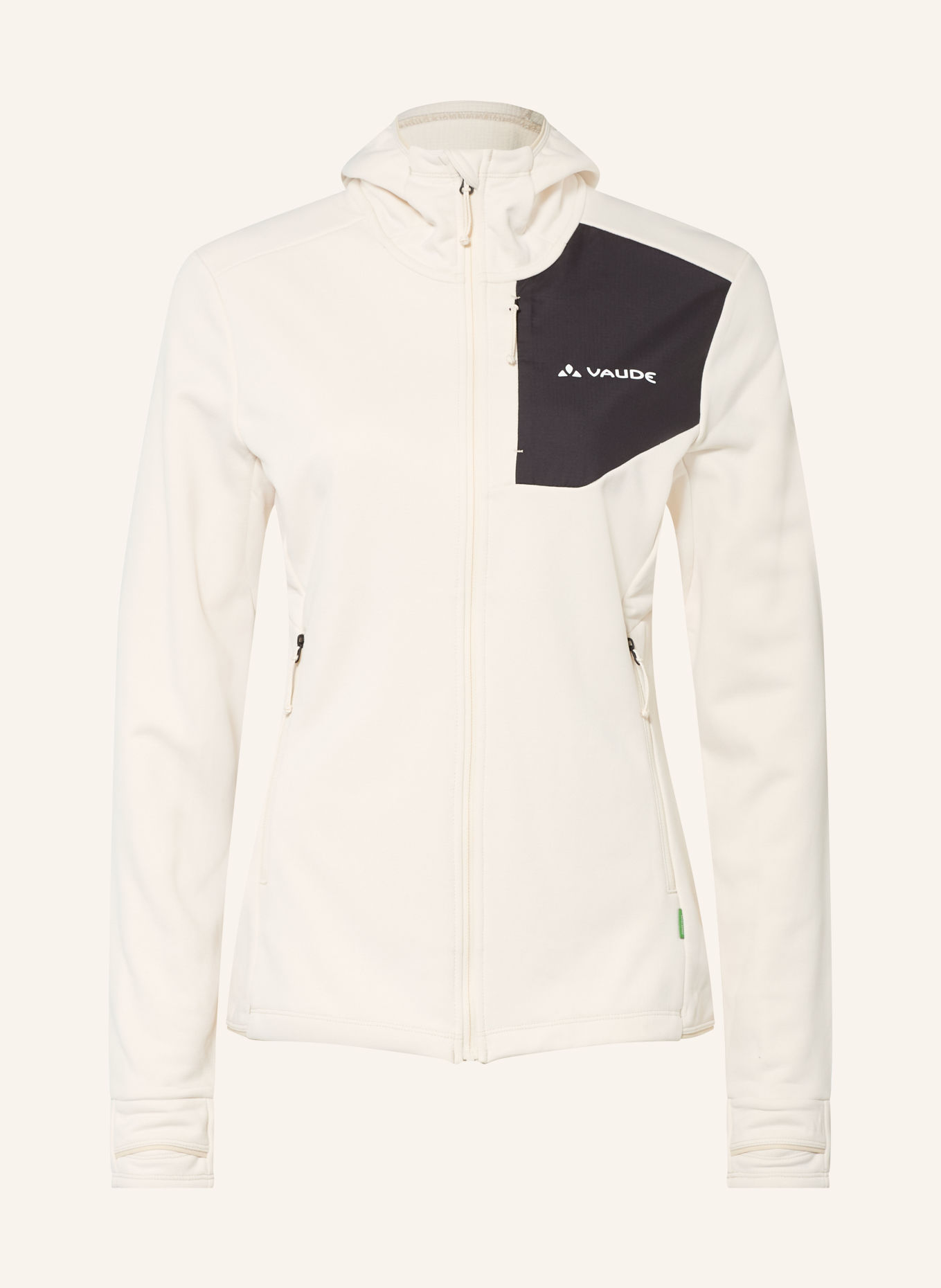 VAUDE MONVISO Mid-layer jacket: CREAM / BLACK