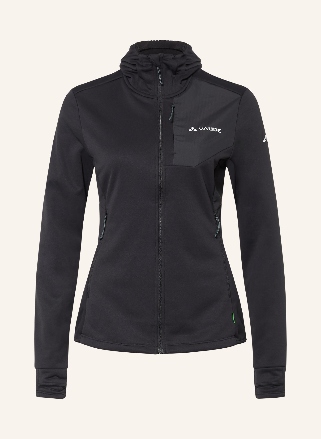 VAUDE Midlayer-jas MONVISO: ZWART