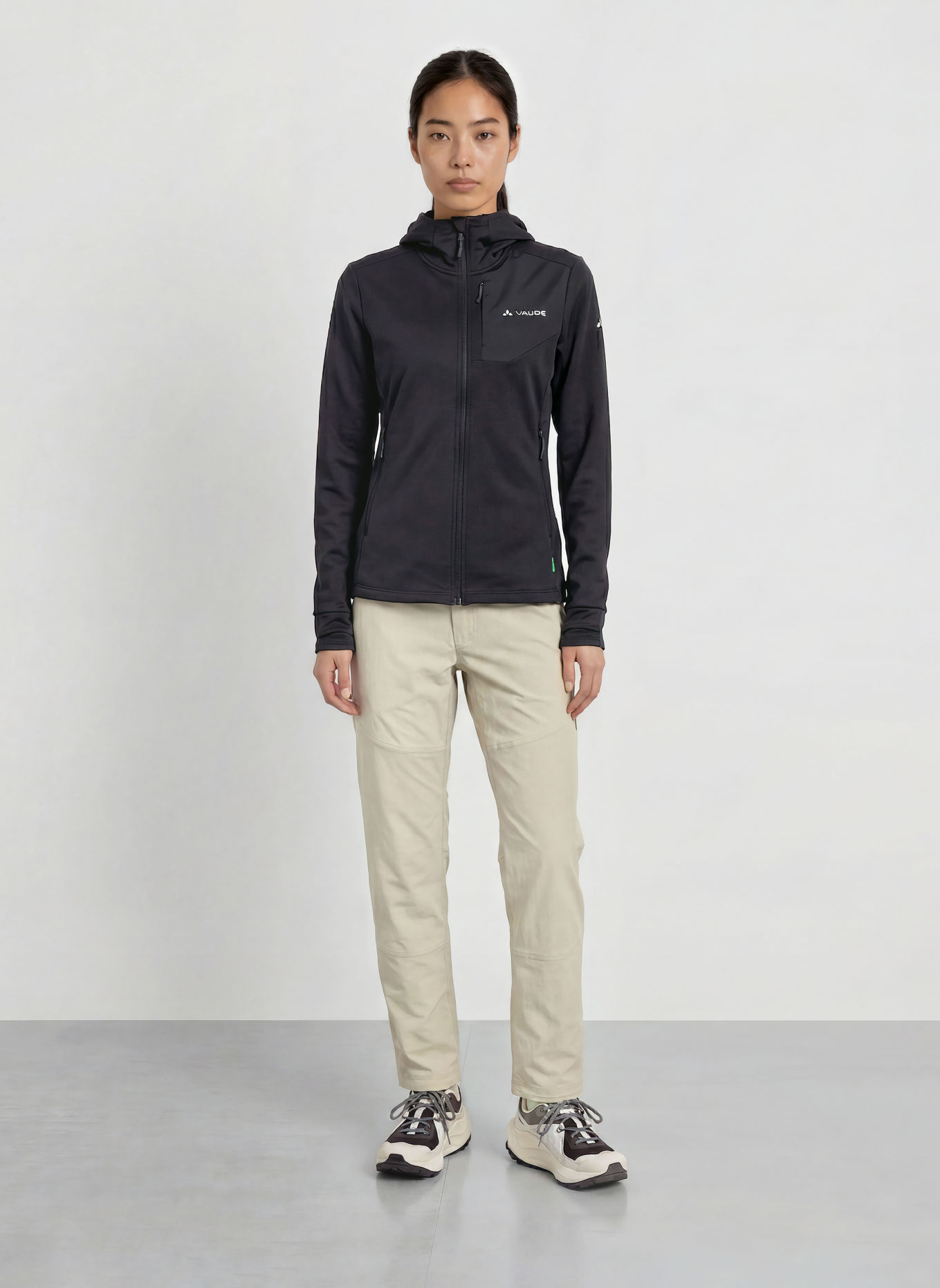 VAUDE Midlayer-jas MONVISO: ZWART