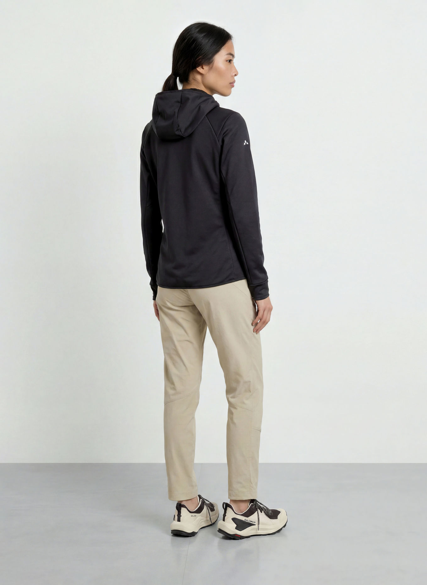 VAUDE Midlayer-jas MONVISO: ZWART