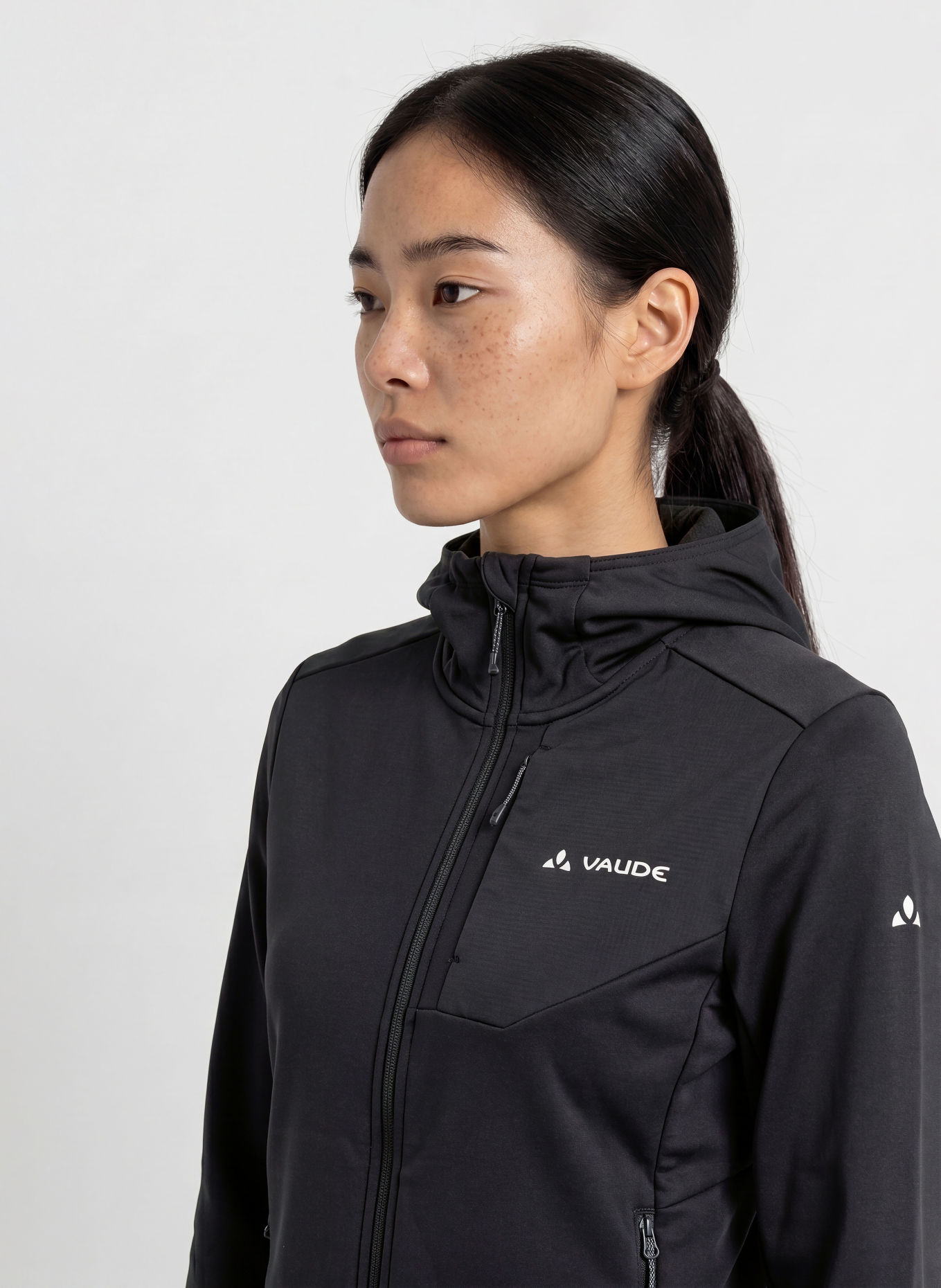 VAUDE Midlayer-jas MONVISO: ZWART