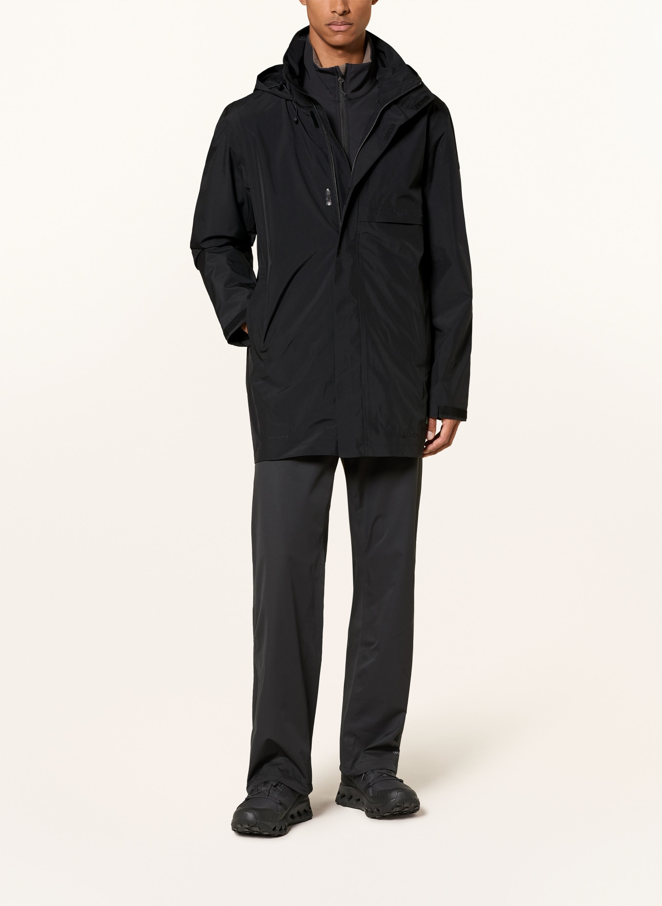 VAUDE Parka ME ROSEMOOR: SCHWARZ