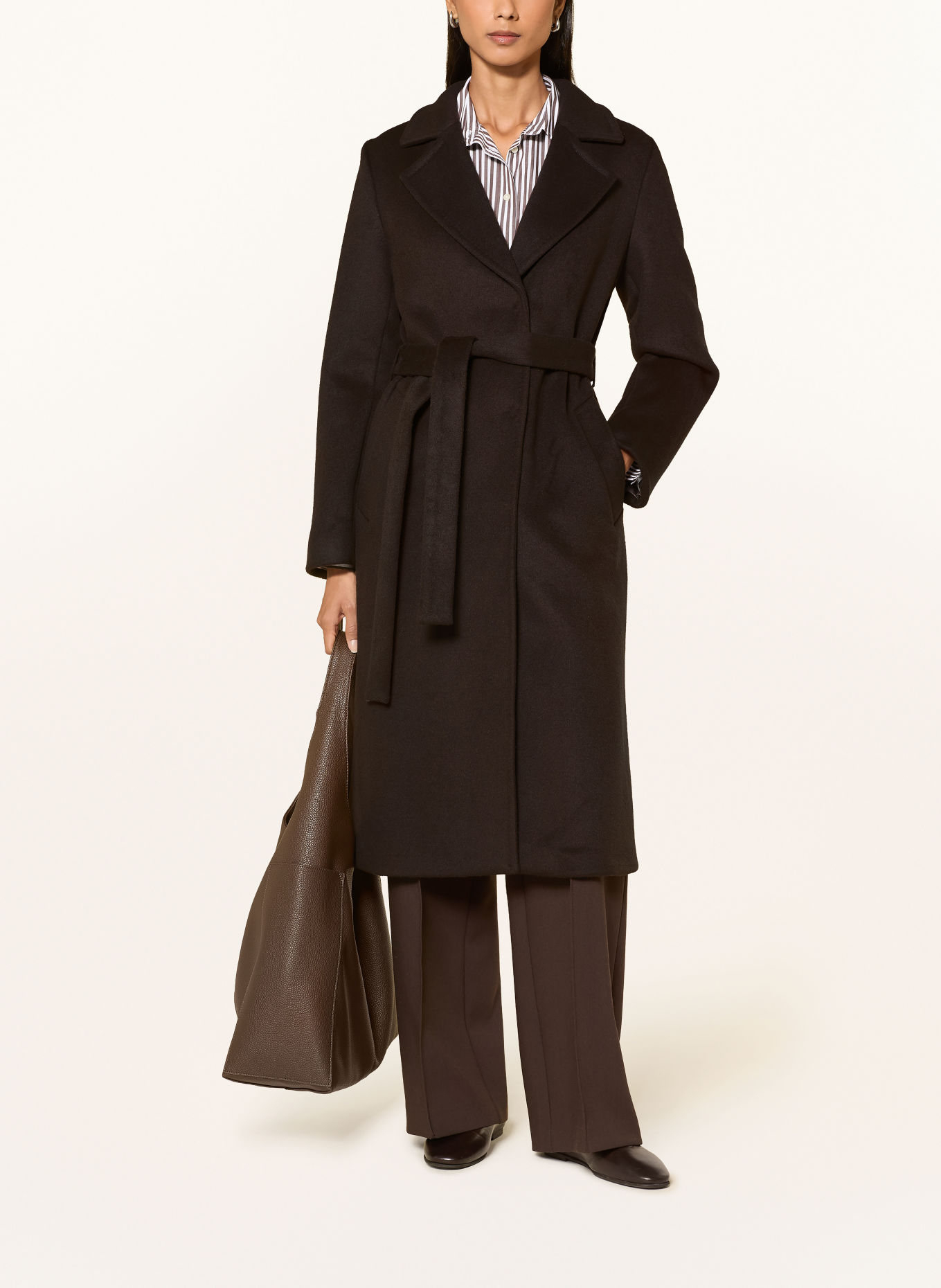 GANT Blazer Coat: DARK BROWN