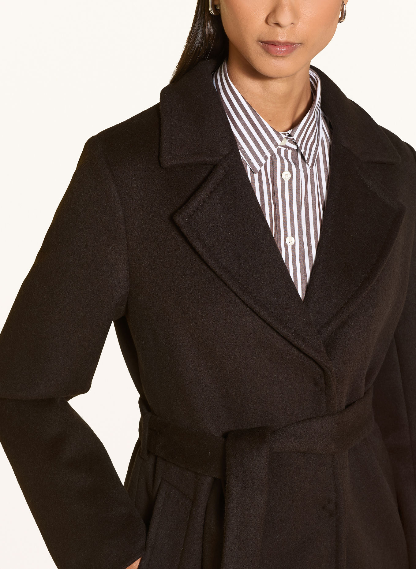 GANT Blazer Coat: DARK BROWN