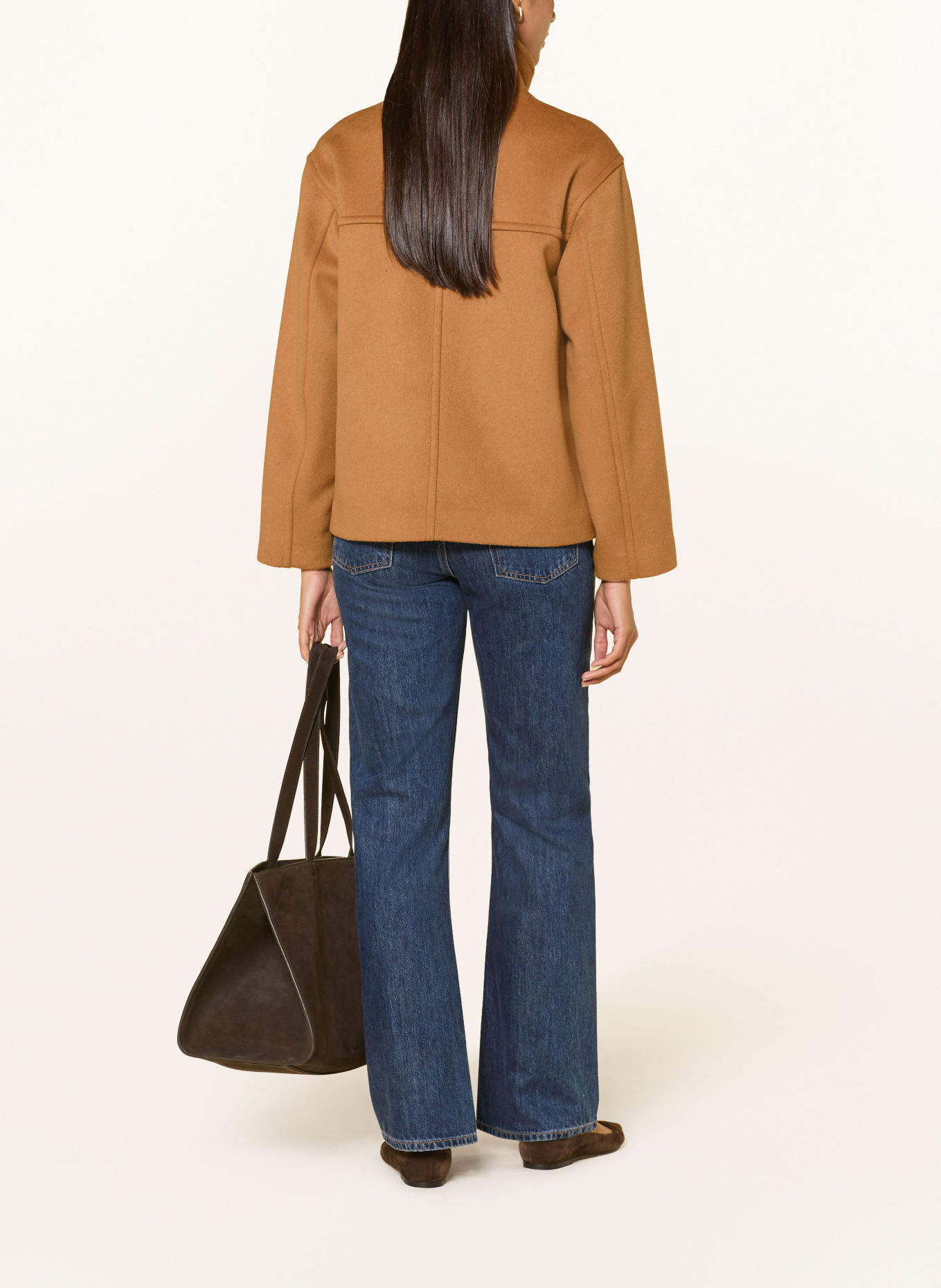 GANT Boxy jacket: COGNAC