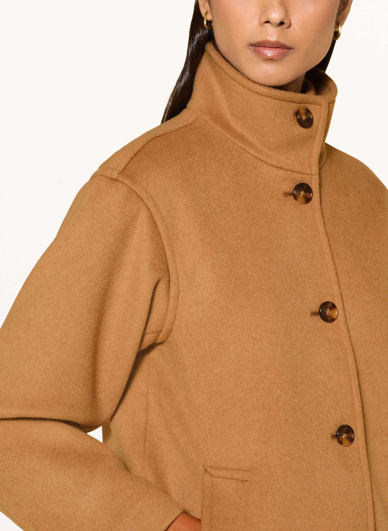 GANT Boxy jacket: COGNAC