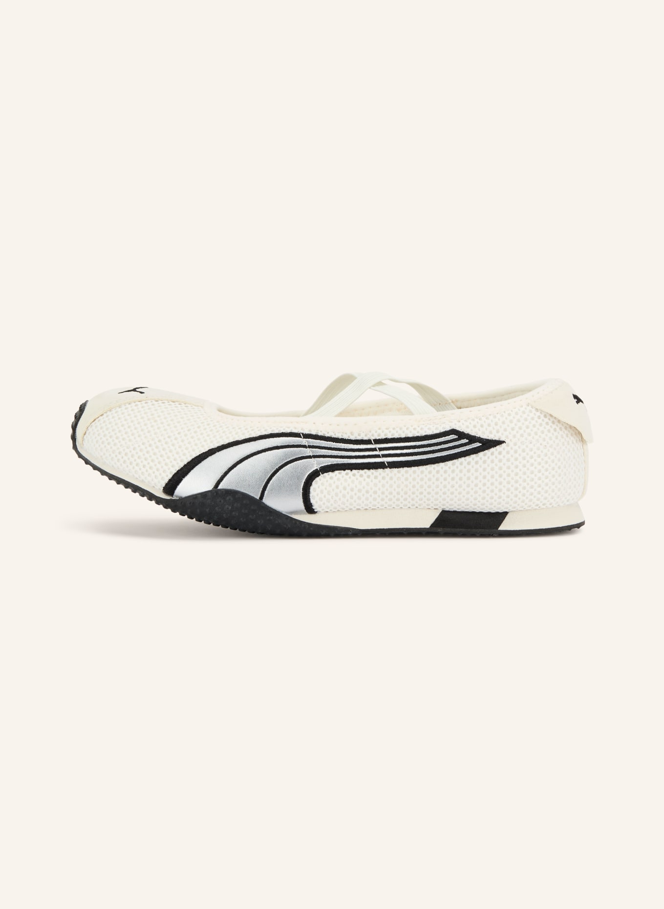 PUMA Mary-Jane ballerinas H-STREET BALLET: WHITE / SILVER / BLACK