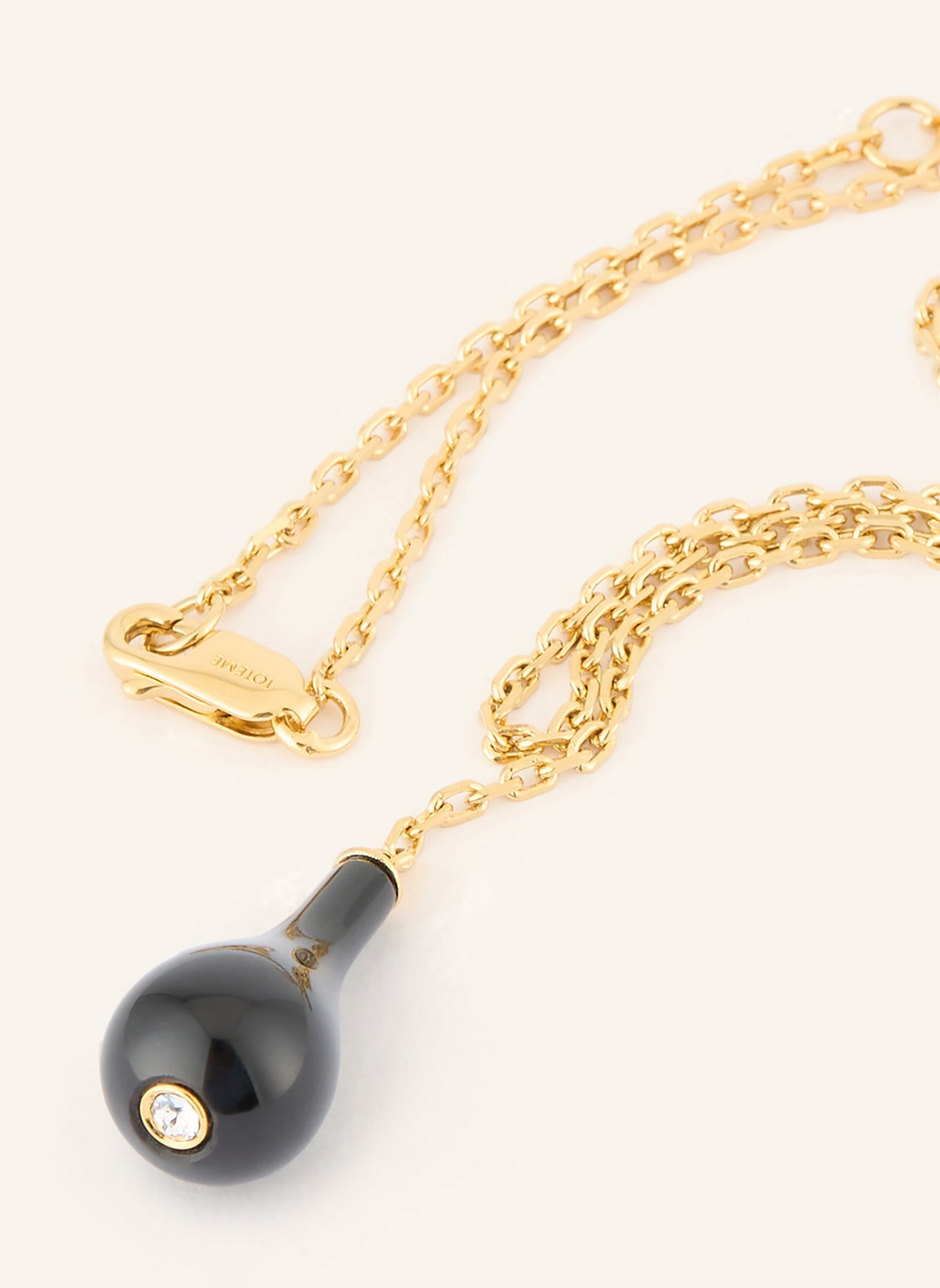 TOTEME Halskette: GOLD / SCHWARZ