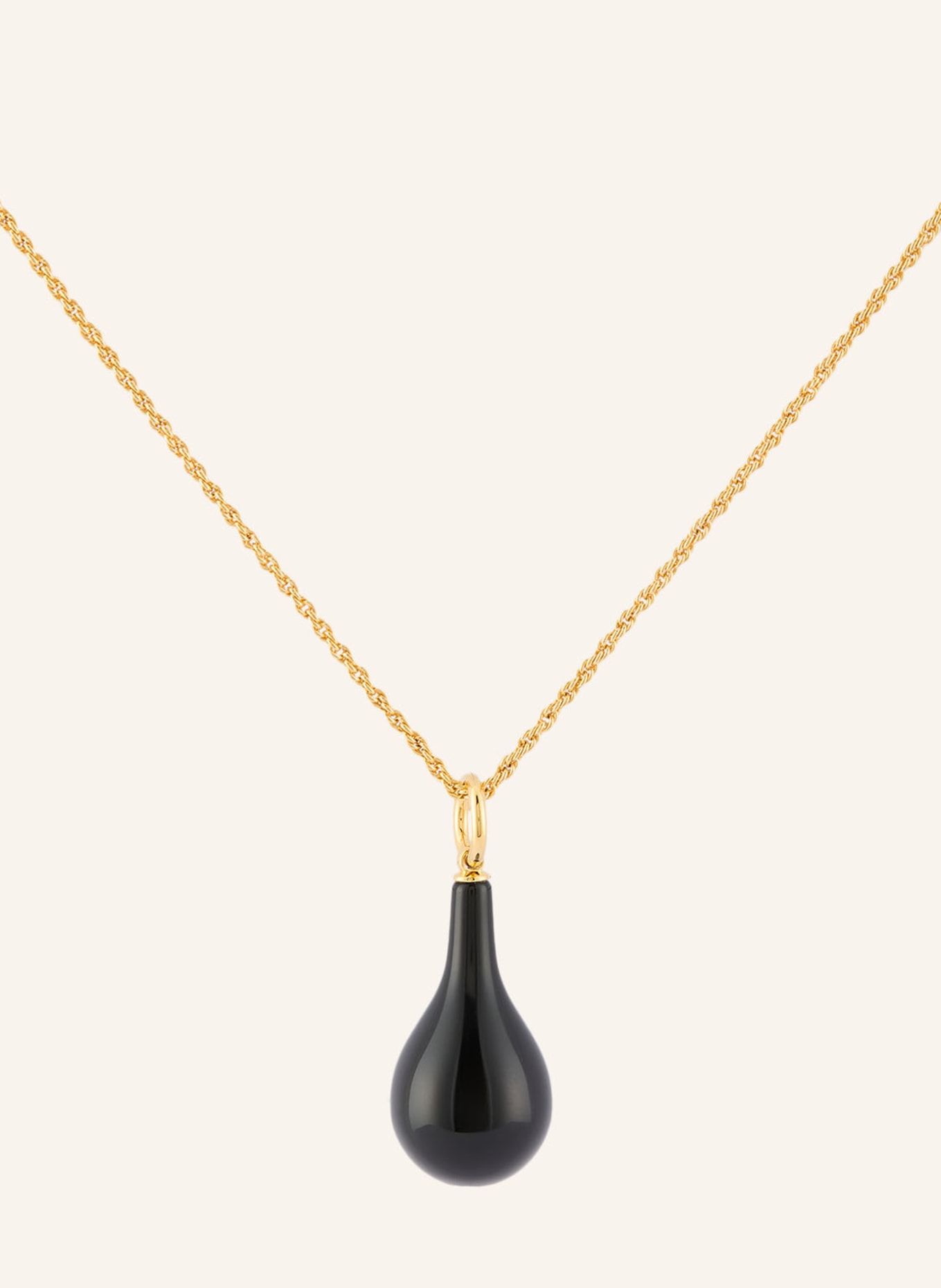 TOTEME Halskette: SCHWARZ / GOLD