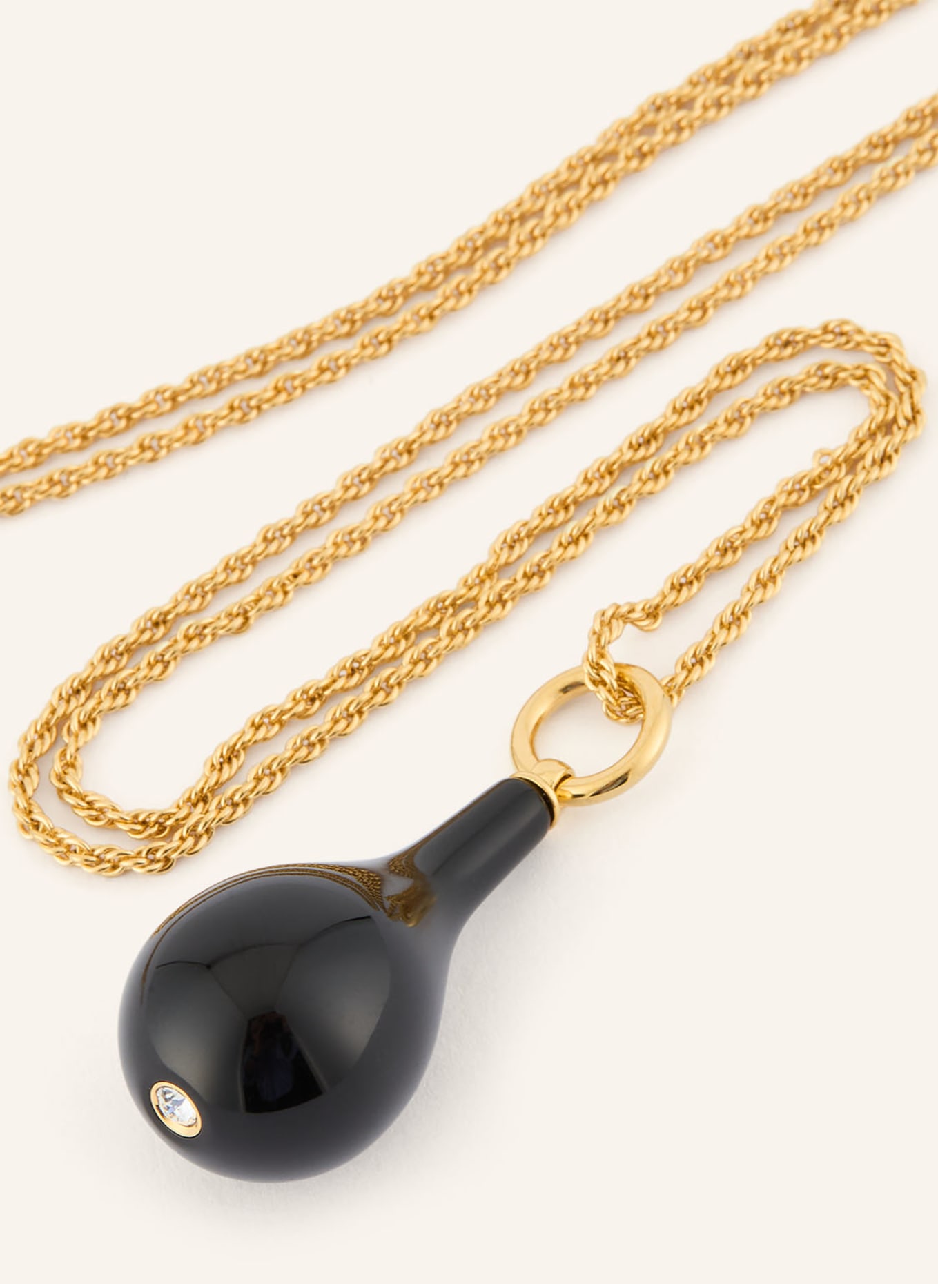 TOTEME Halskette: SCHWARZ / GOLD