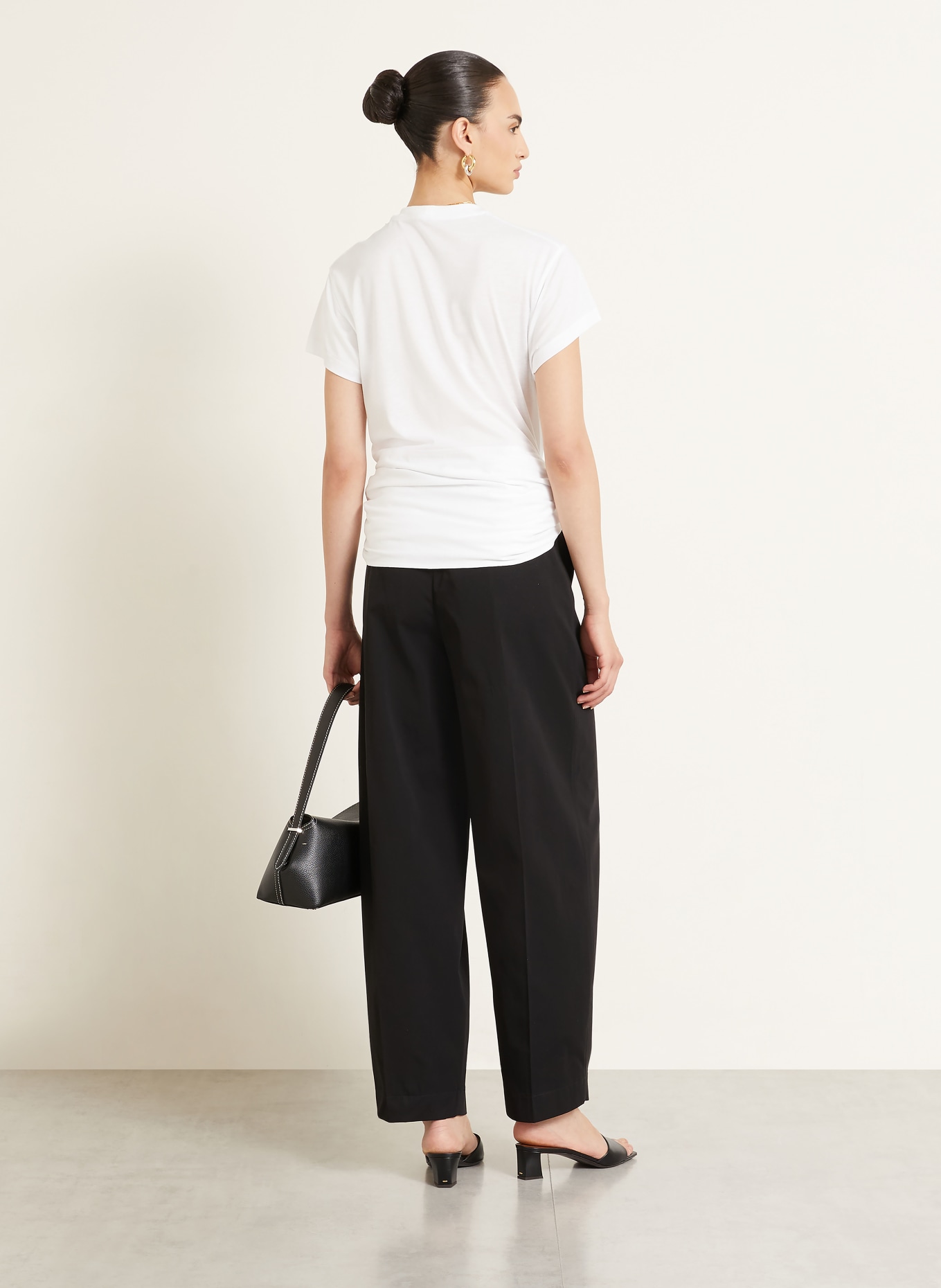TOTEME Pantalon Marlene: NOIR