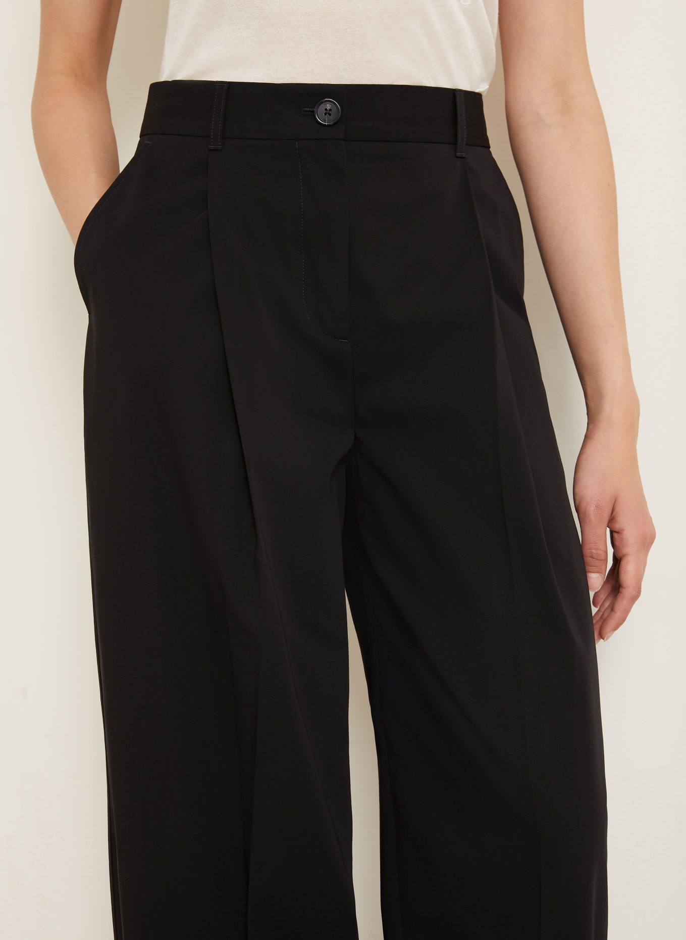 TOTEME Pantalon Marlene: NOIR