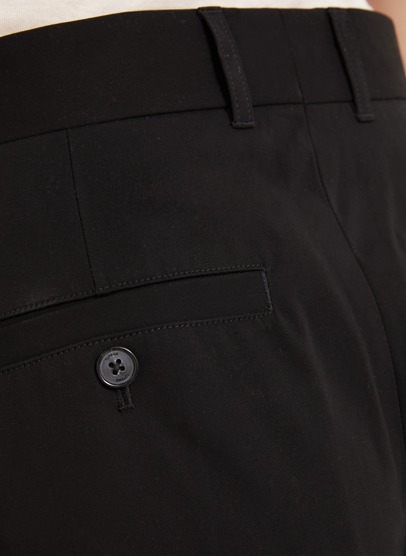 TOTEME Pantalon Marlene: NOIR