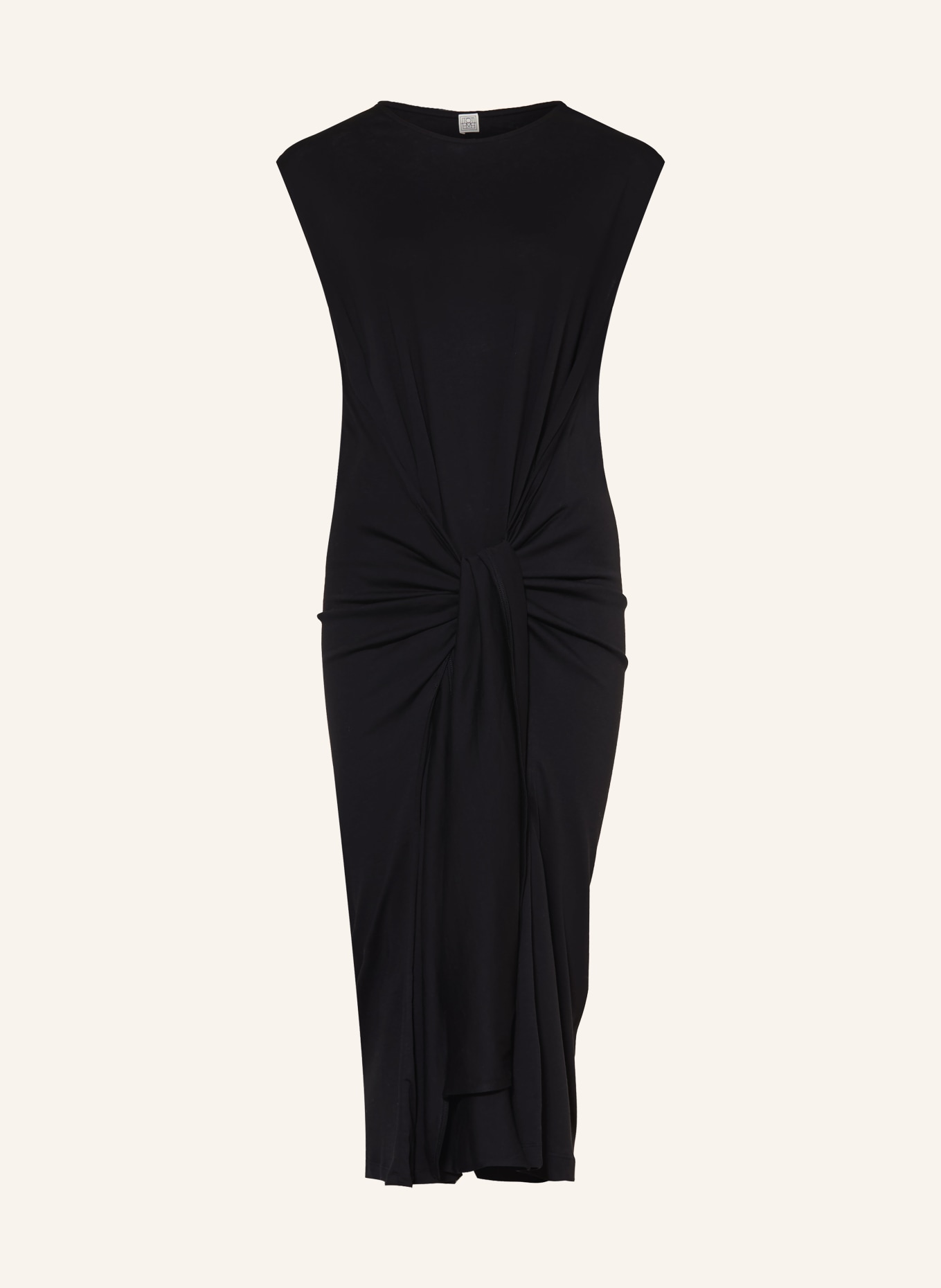TOTEME Robe en jersey: NOIR