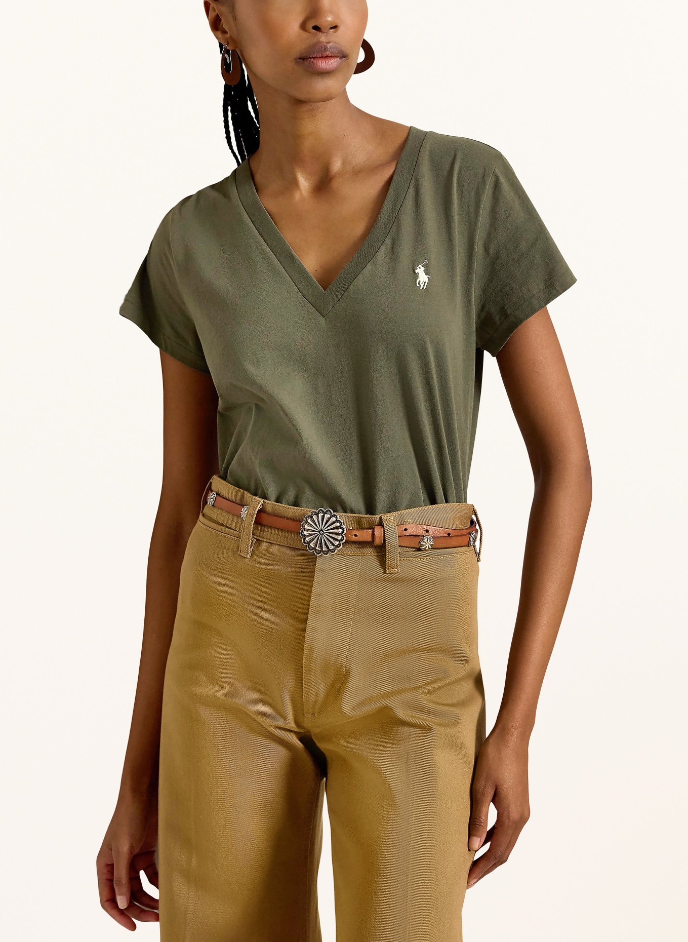POLO RALPH LAUREN T-shirt: KHAKI