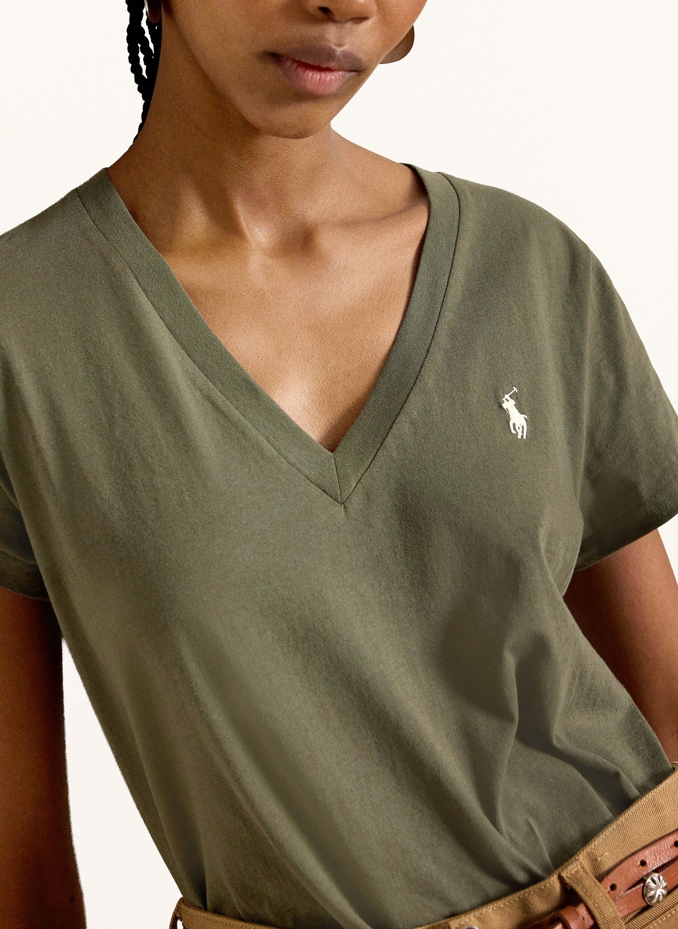 POLO RALPH LAUREN T-shirt: KHAKI