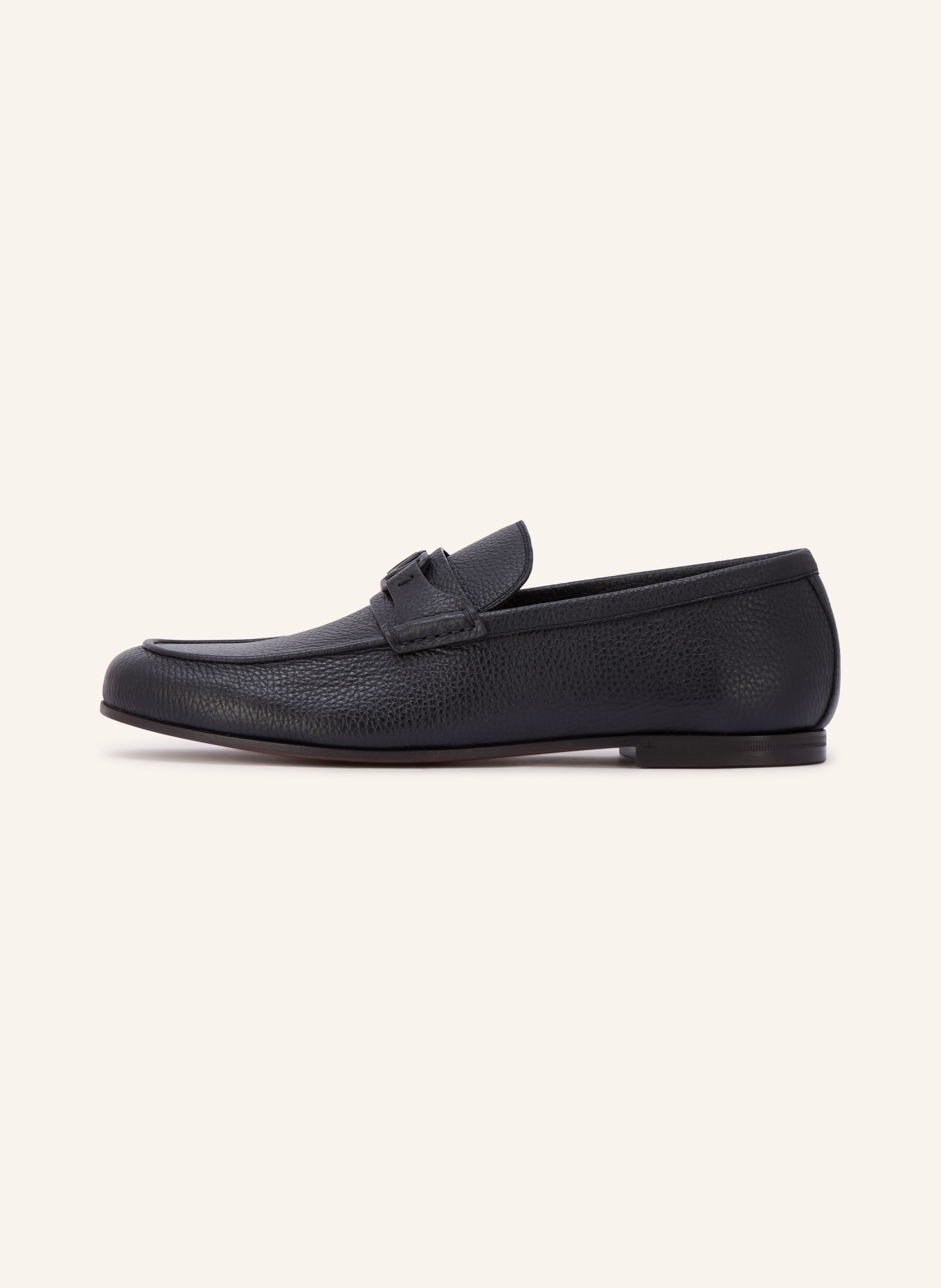 VALENTINO GARAVANI Mokasíny VLOGO SIGNATURE: ČERNÁ
