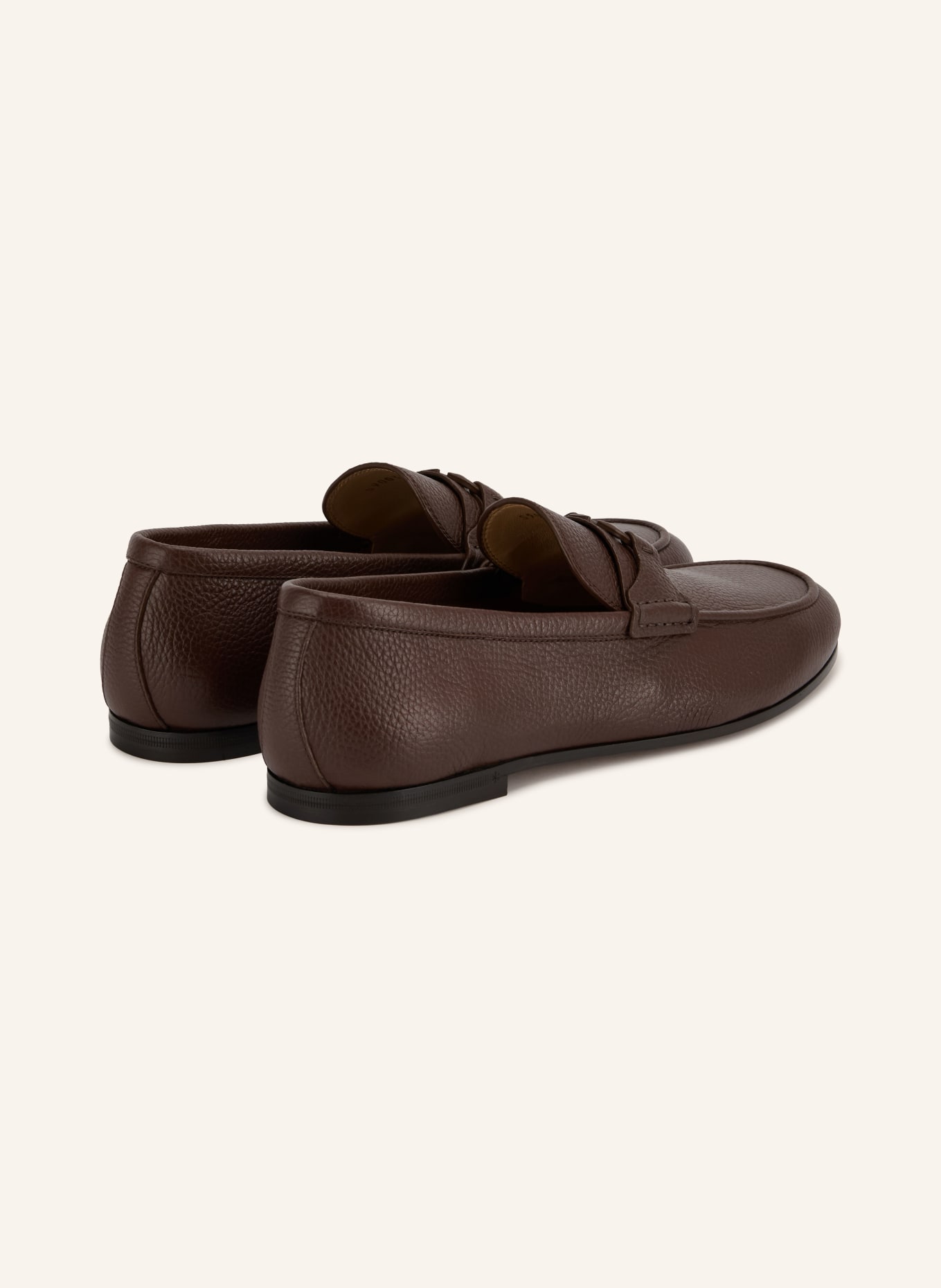 VALENTINO GARAVANI Loafersy VLOGO SIGNATURE: CIEMNOBRĄZOWY