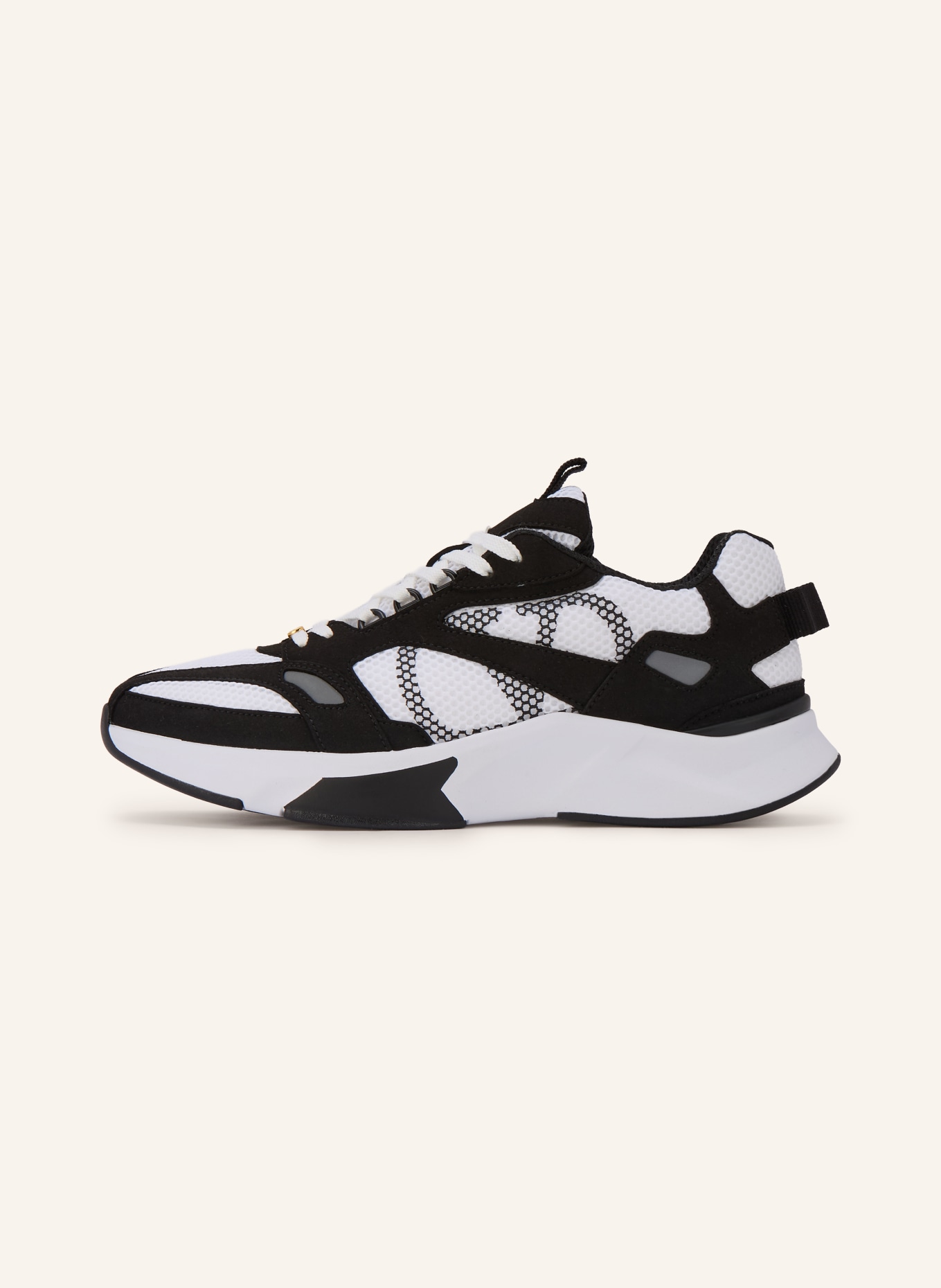 VALENTINO GARAVANI DEMIVEE Sneakers: WHITE / GRAY / BLACK