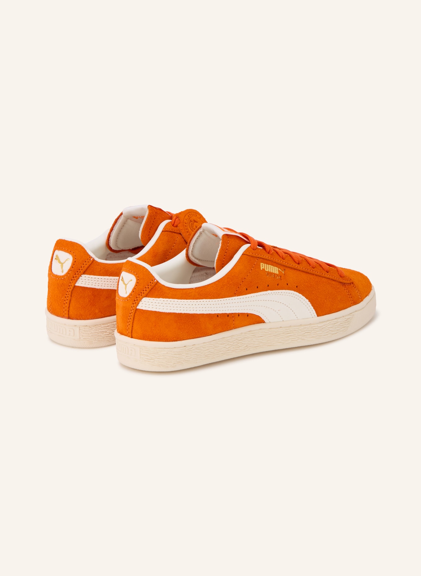 PUMA CHARLES F. STEAD IV Sneakers: ORANGE / GOLD / WHITE