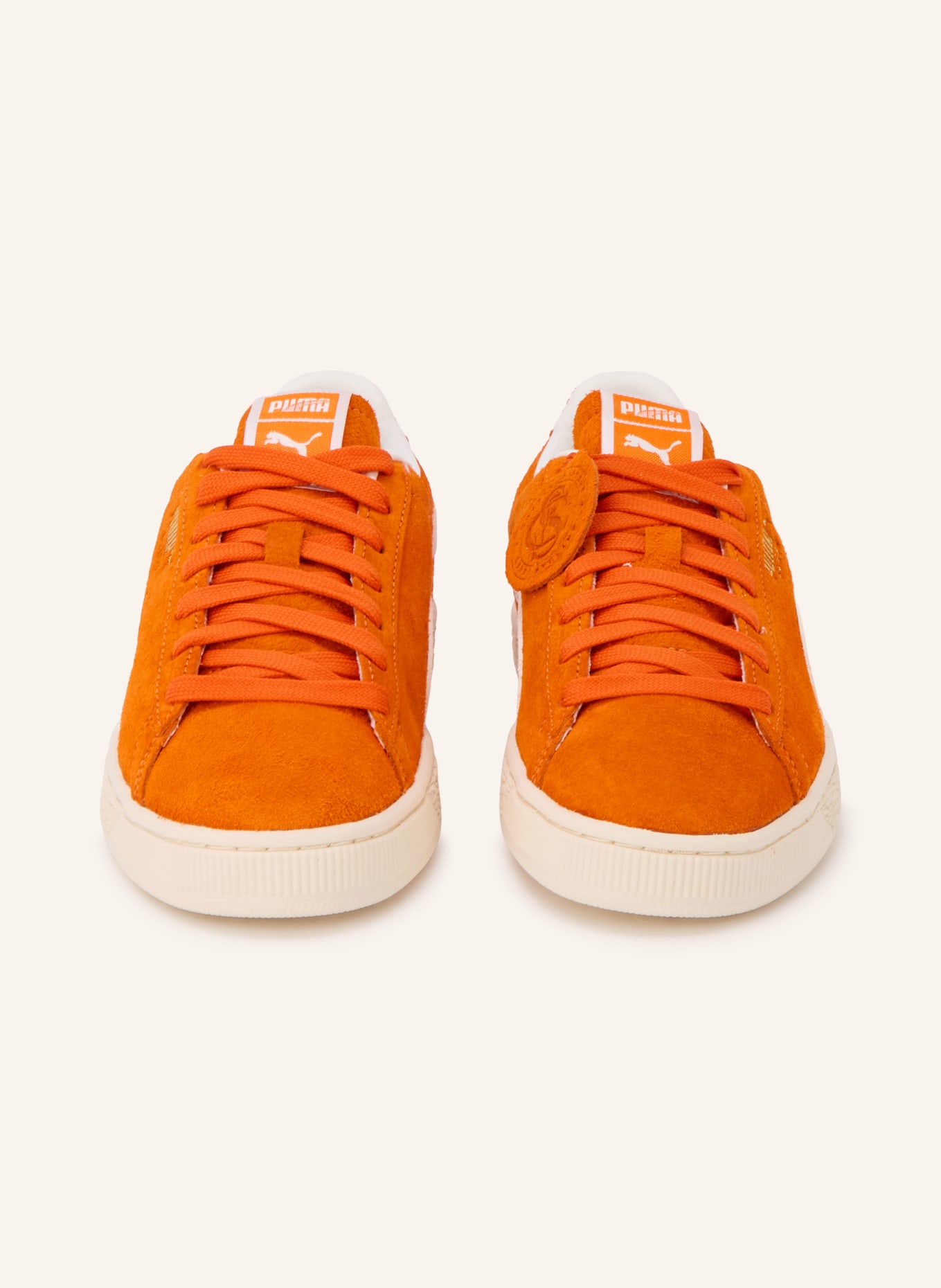 PUMA CHARLES F. STEAD IV Sneakers: ORANGE / GOLD / WHITE