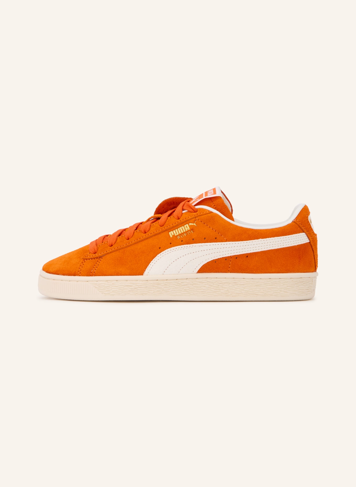PUMA CHARLES F. STEAD IV Sneakers: ORANGE / GOLD / WHITE