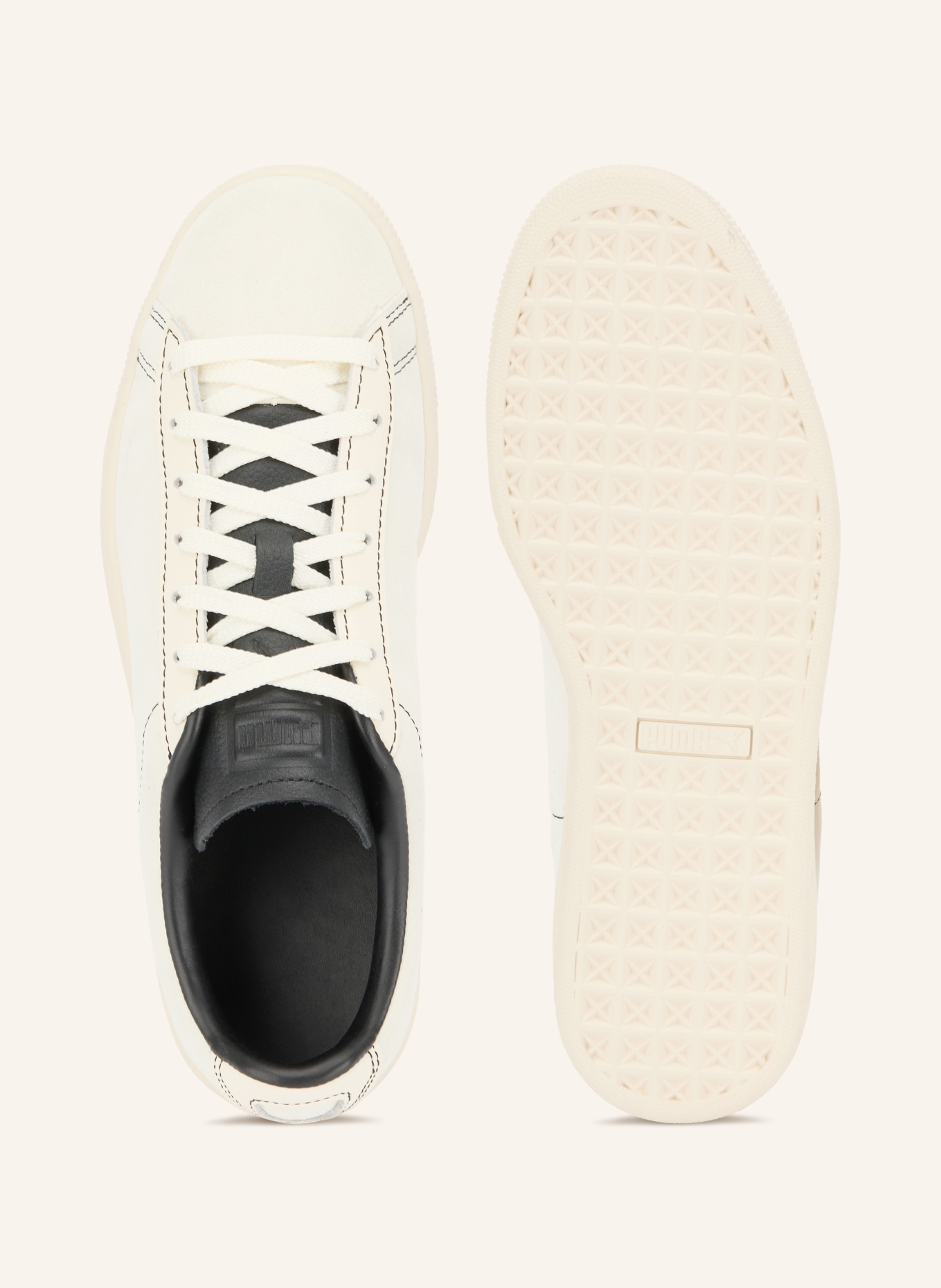PUMA Sneakers SUEDE ICONS: ECRU / ZWART