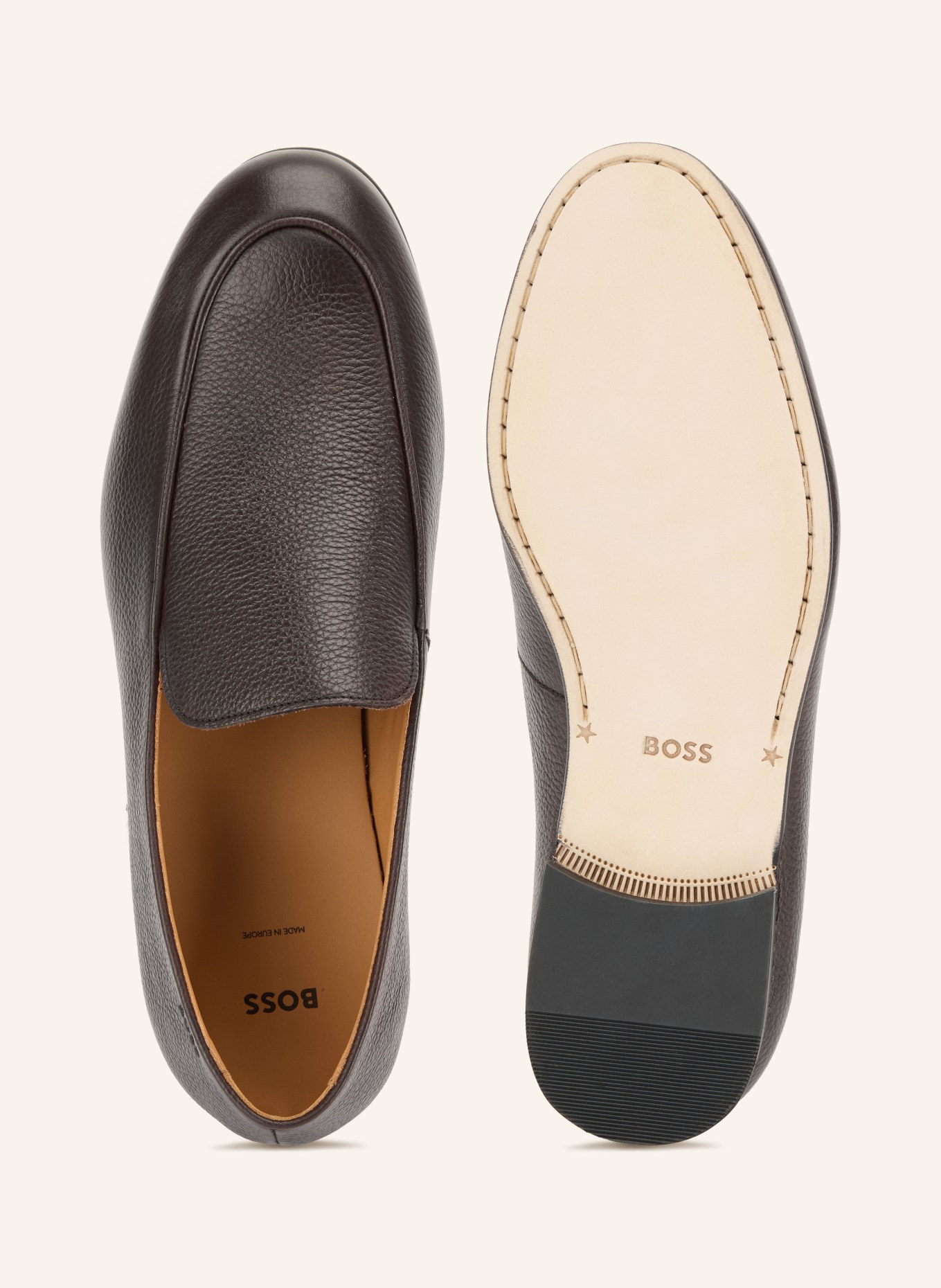 BOSS Loafers LAWEN: MARRON FONCÉ