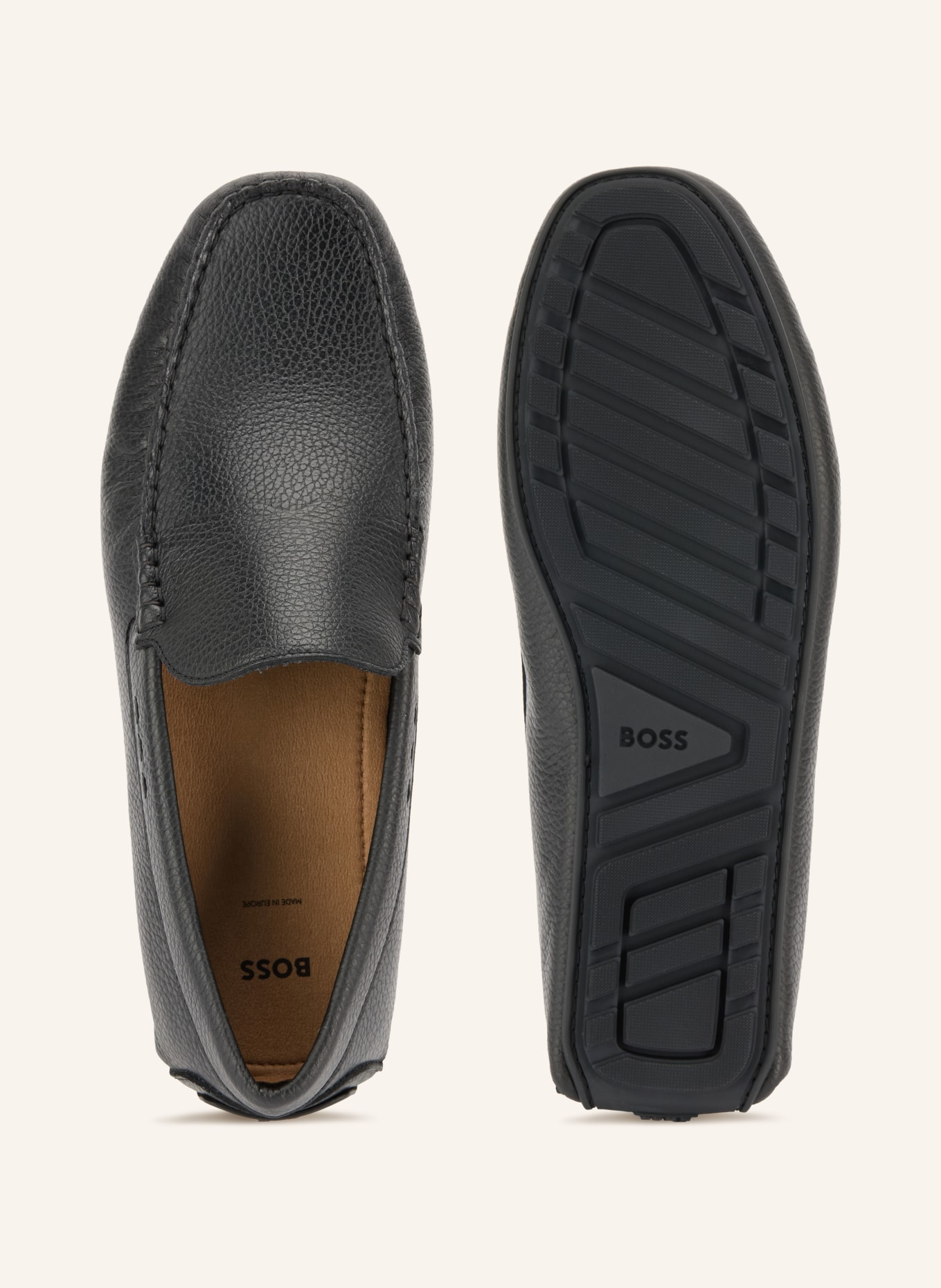 BOSS Mocassins NOEL: ZWART