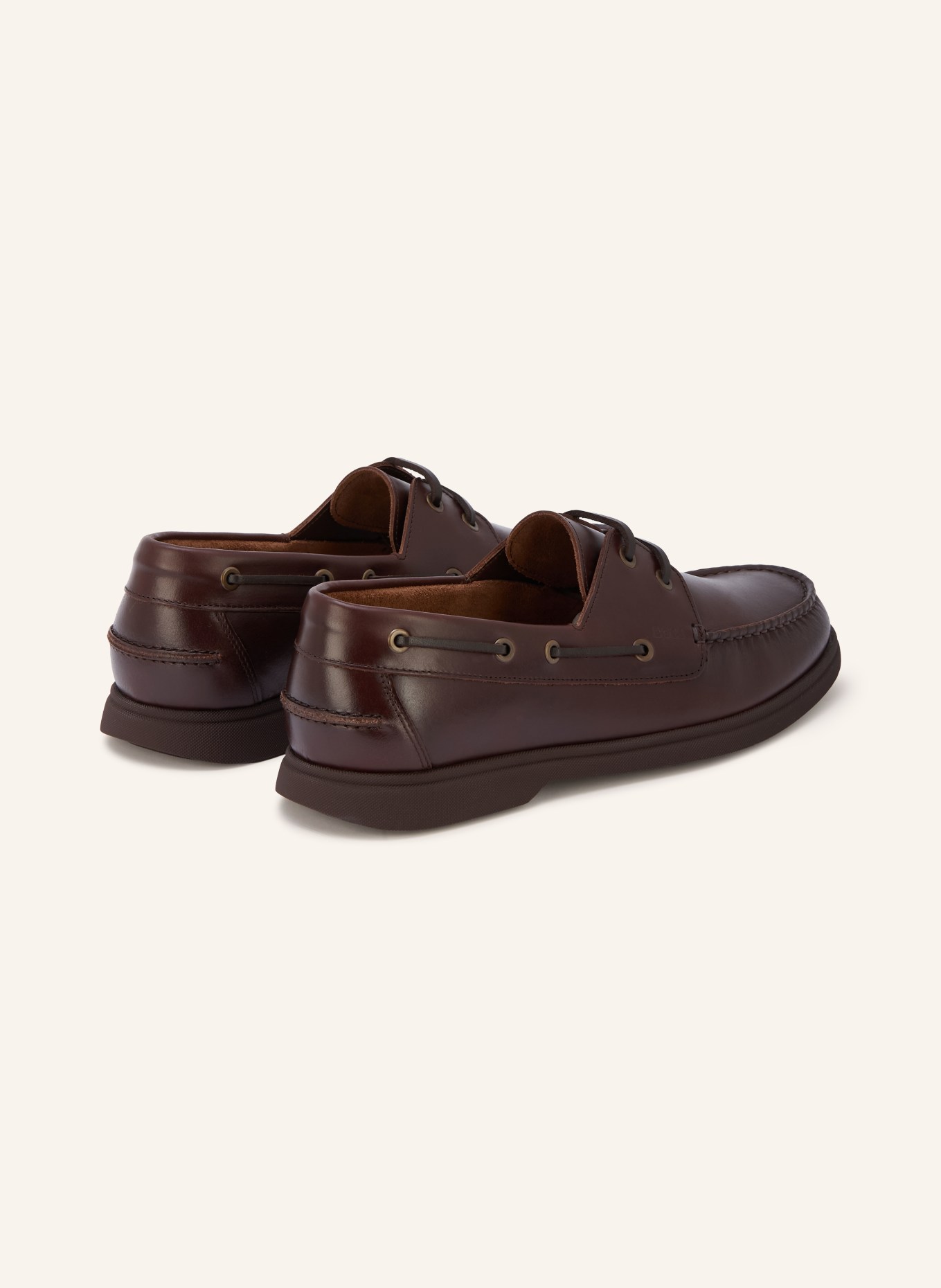 BOSS Chaussures bateau SIENNE: MARRON FONCÉ