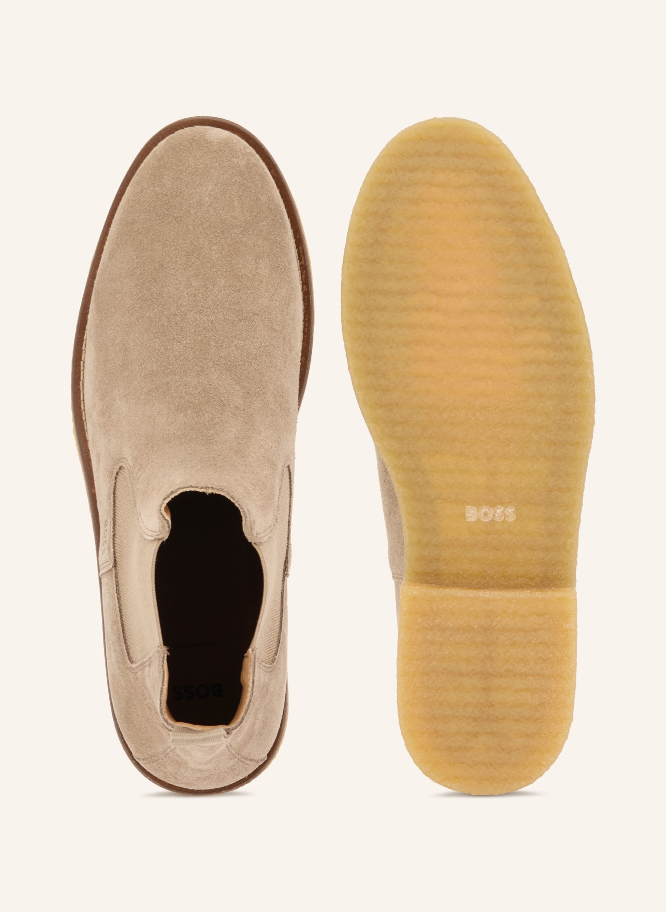 BOSS Bottines Chelsea KOPE: BEIGE