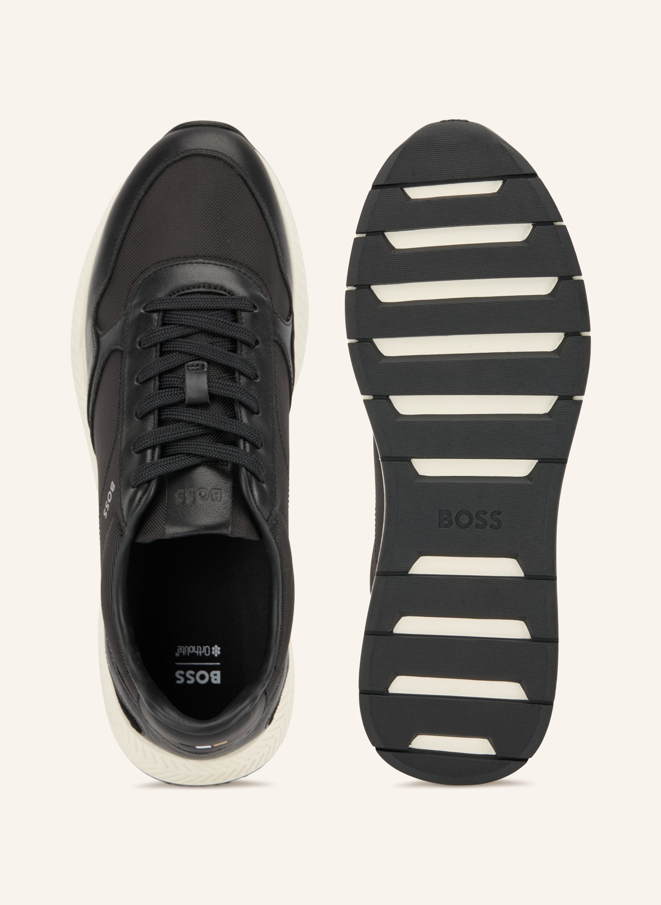 BOSS Sneakers SPORTS RUNNER: ZWART