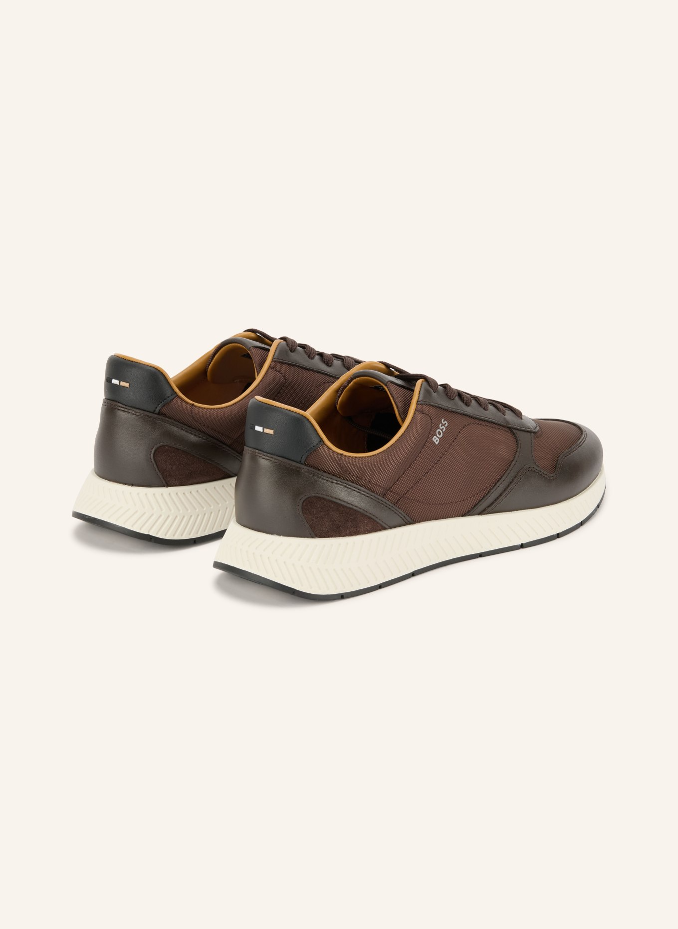 BOSS Sneakers SPORTS RUNNER: MARRON FONCÉ