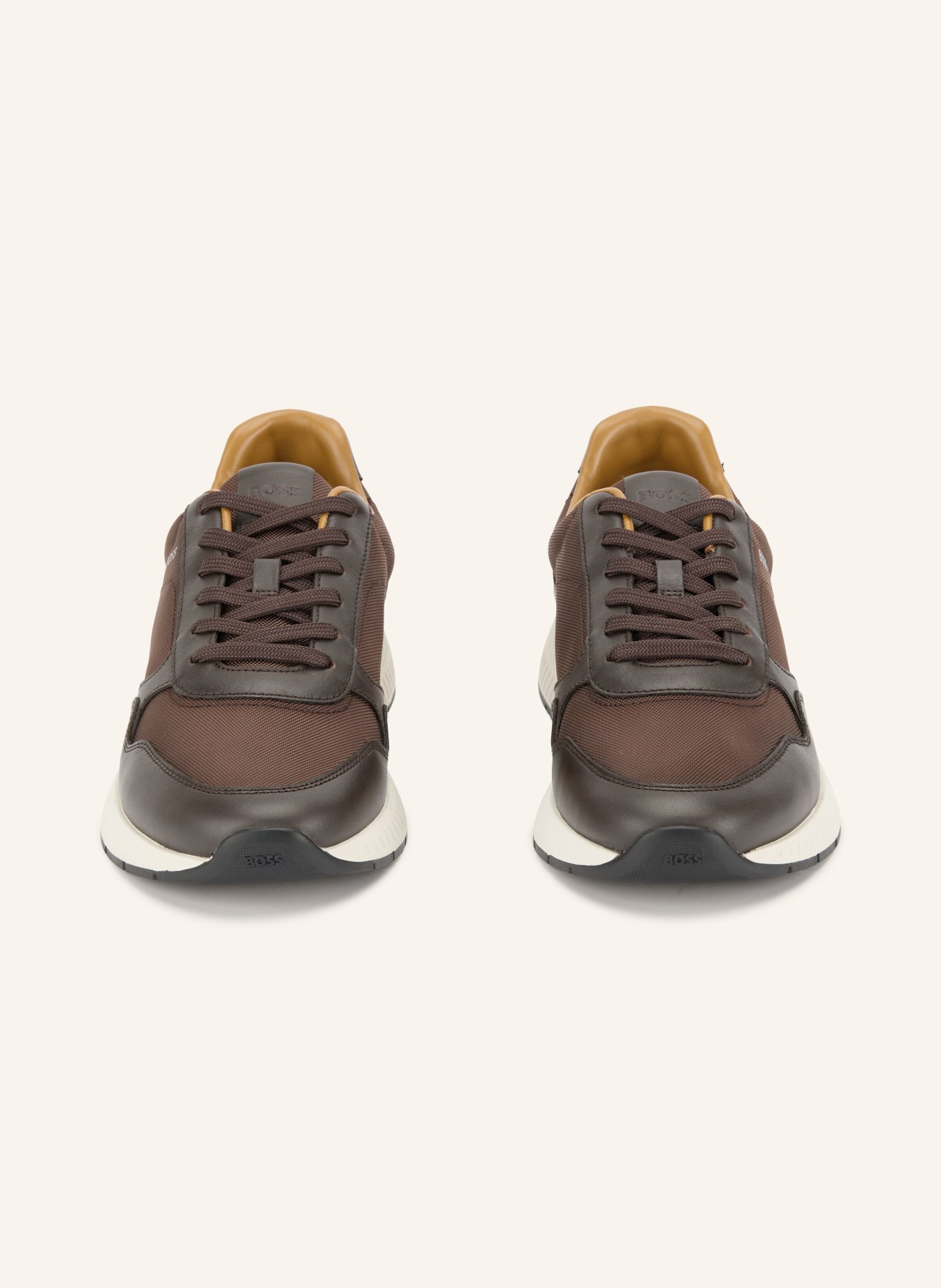 BOSS Sneakers SPORTS RUNNER: MARRON FONCÉ