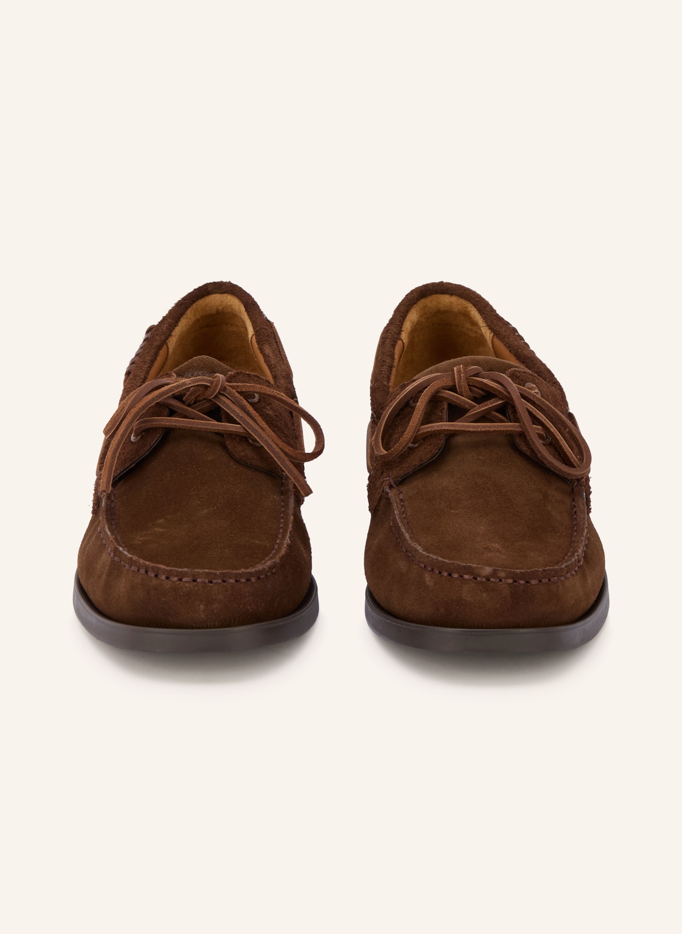HUGO Chaussures bateau DARCY: MARRON