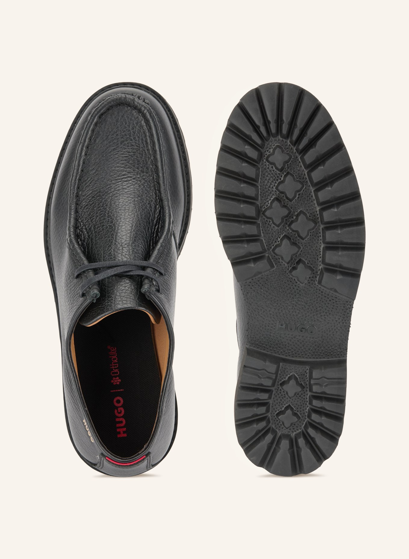 HUGO Chaussures à lacets DRAVEN: NOIR
