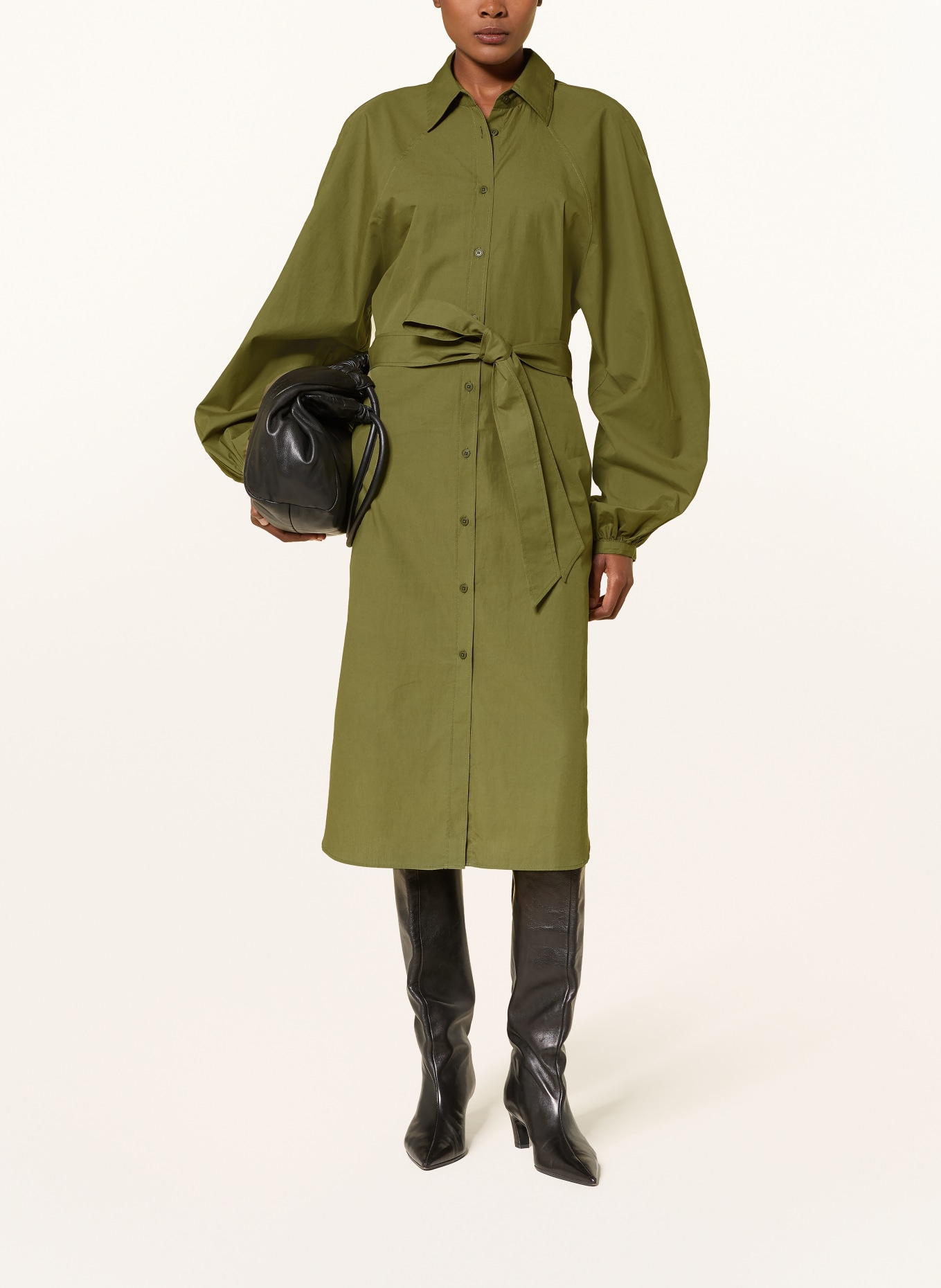 CLOSED Robe chemise: OLIVE