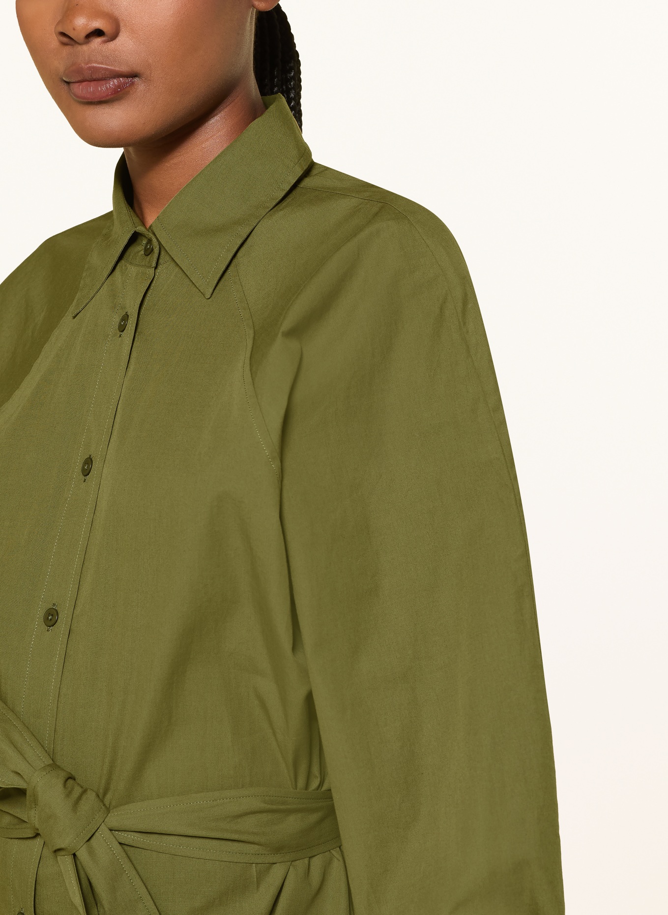 CLOSED Robe chemise: OLIVE