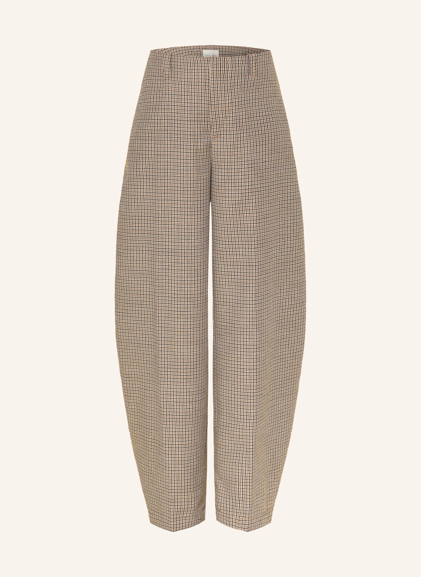 CLOSED Hose BARLIE: BEIGE / DUNKELBRAUN