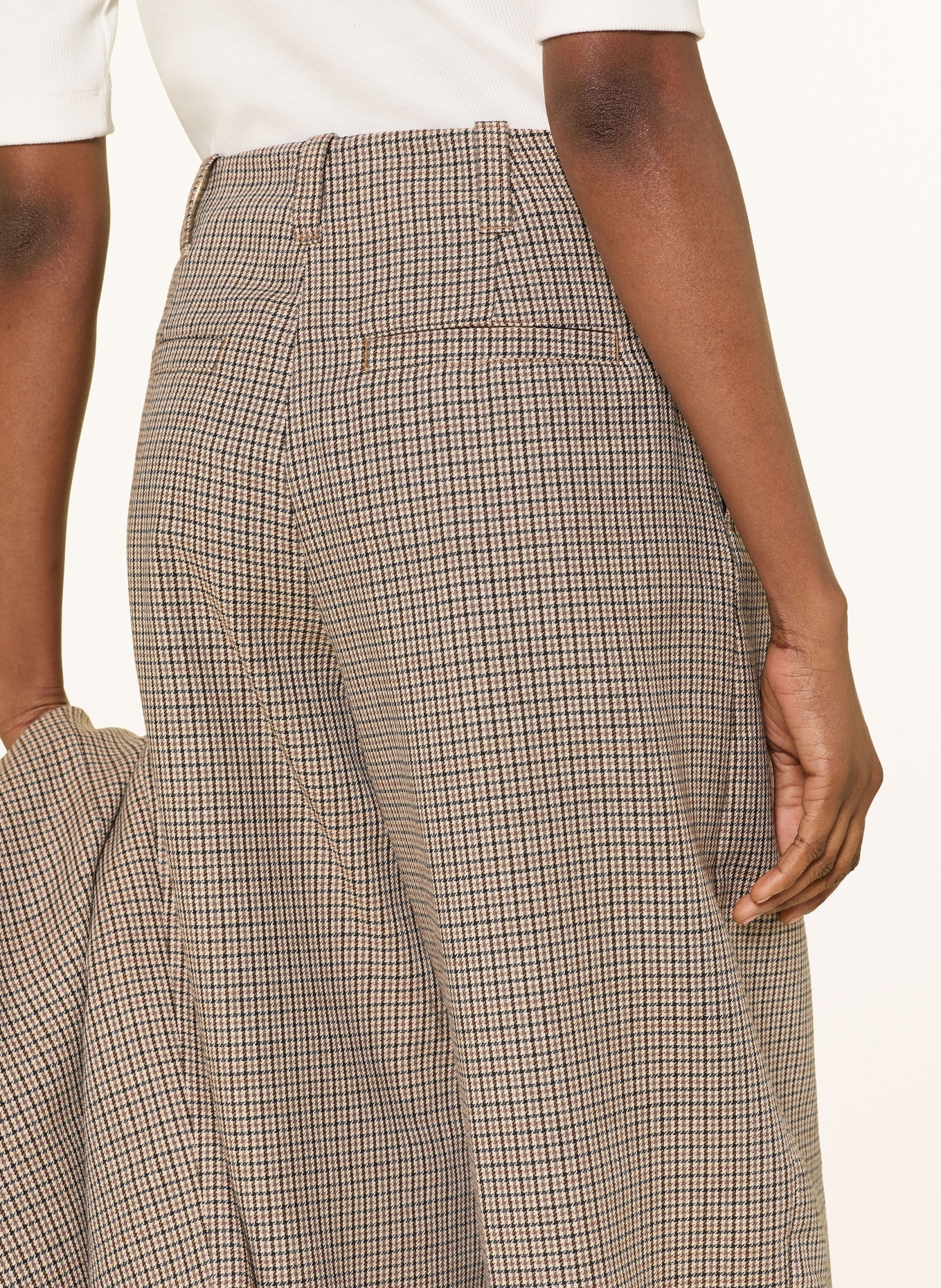 CLOSED Hose BARLIE: BEIGE / DUNKELBRAUN