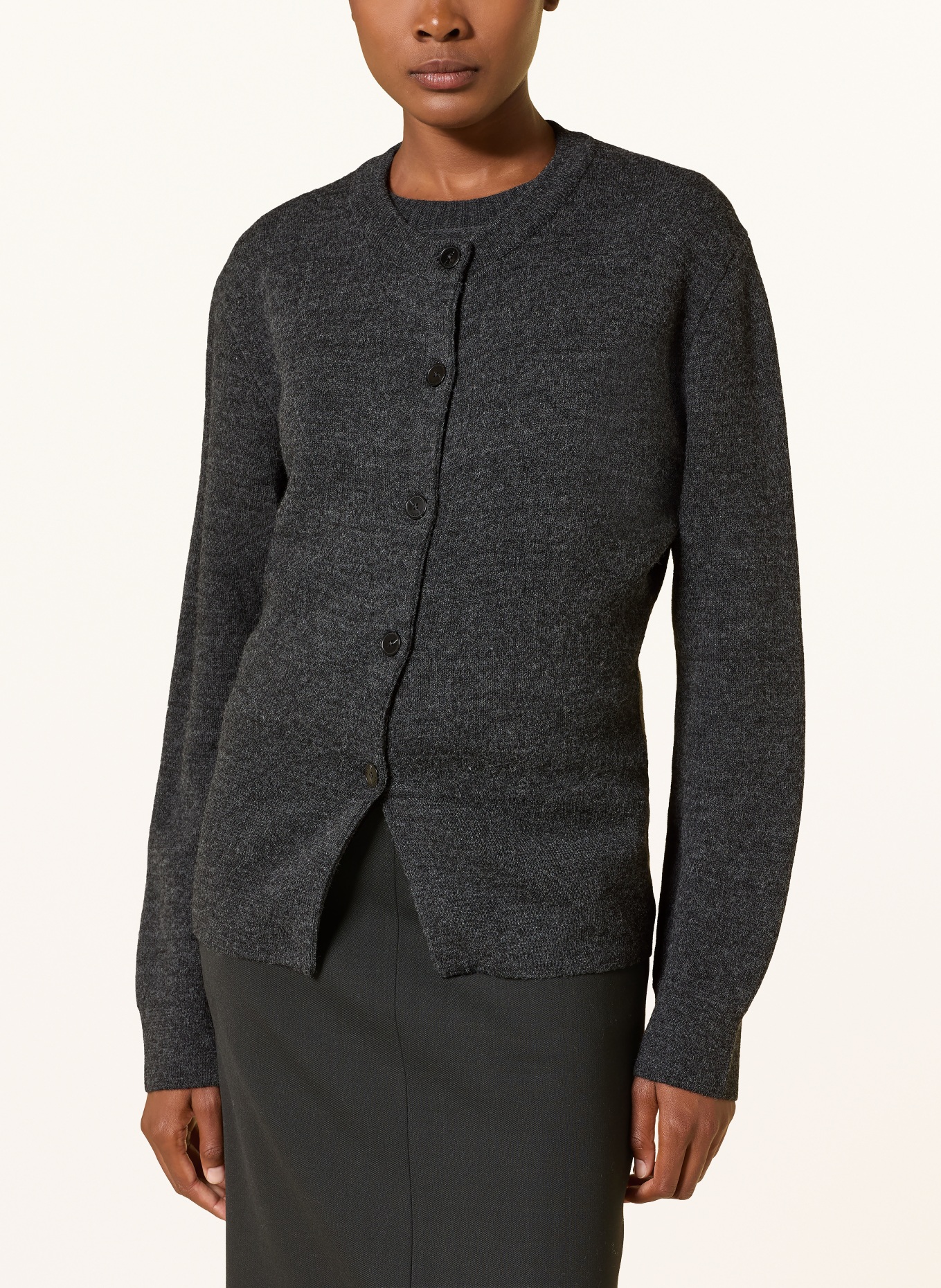 CLOSED Vest: DONKERGRIJS