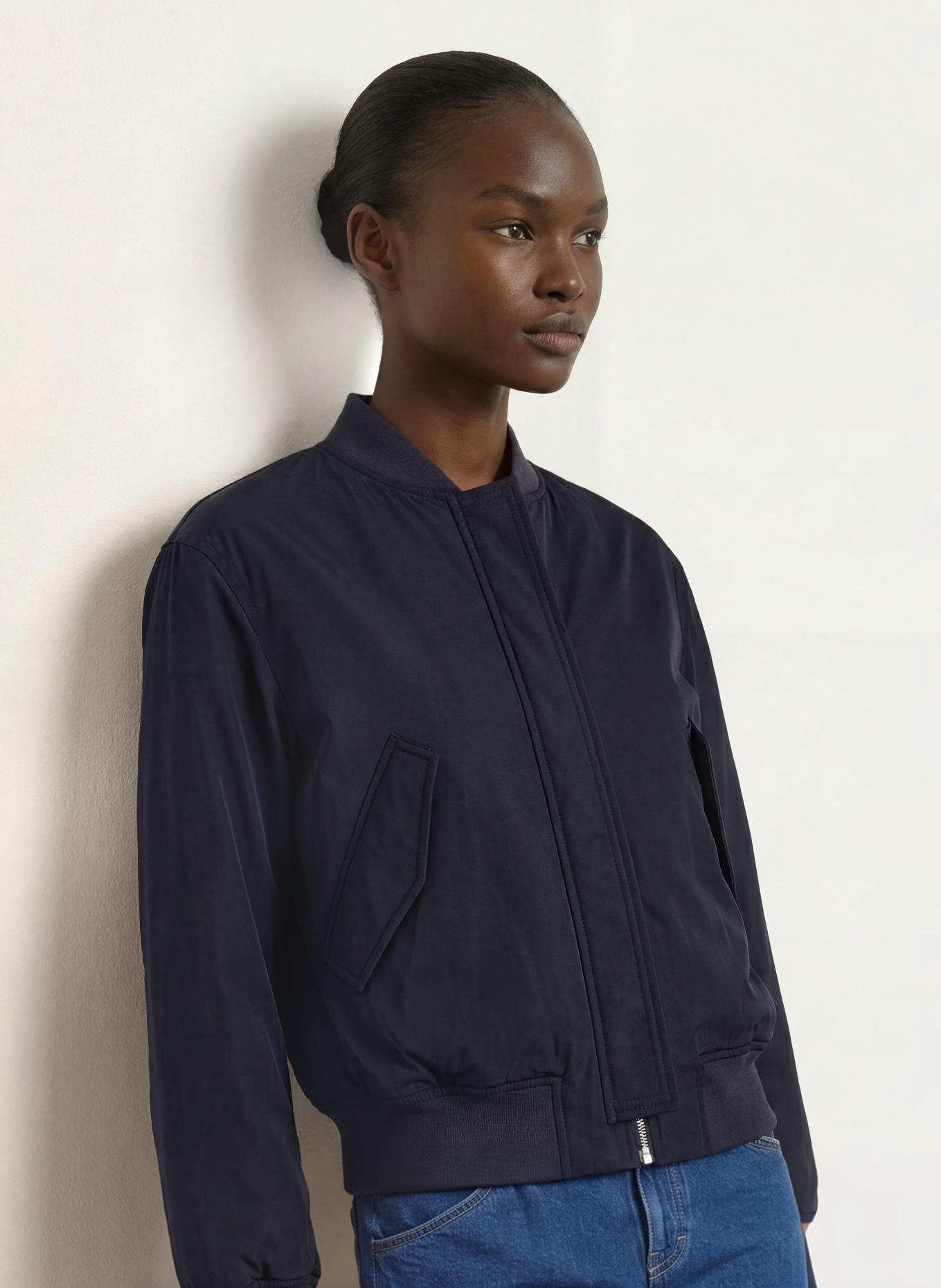 CLOSED Bomber jacket: DARK BLUE