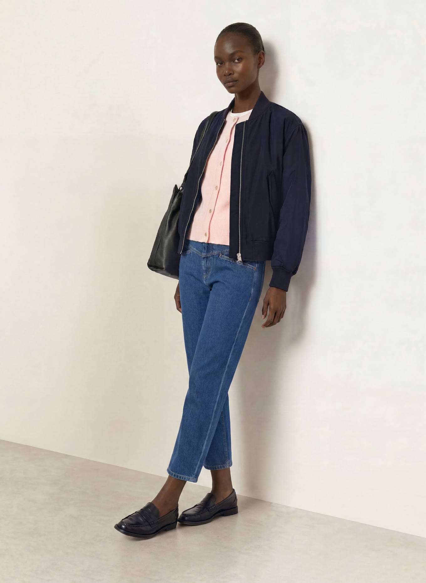 CLOSED Bomber jacket: DARK BLUE