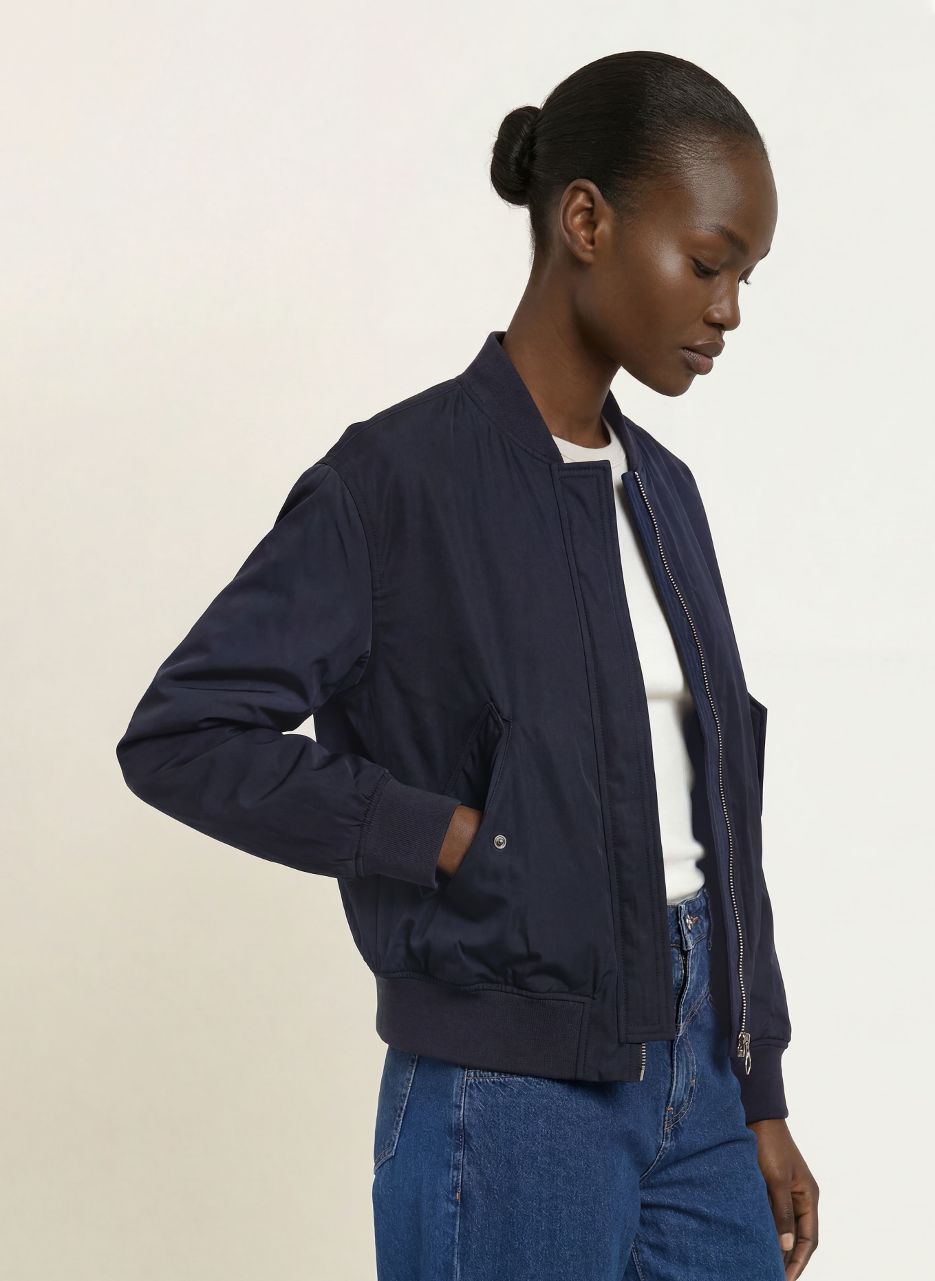 CLOSED Bomber jacket: DARK BLUE