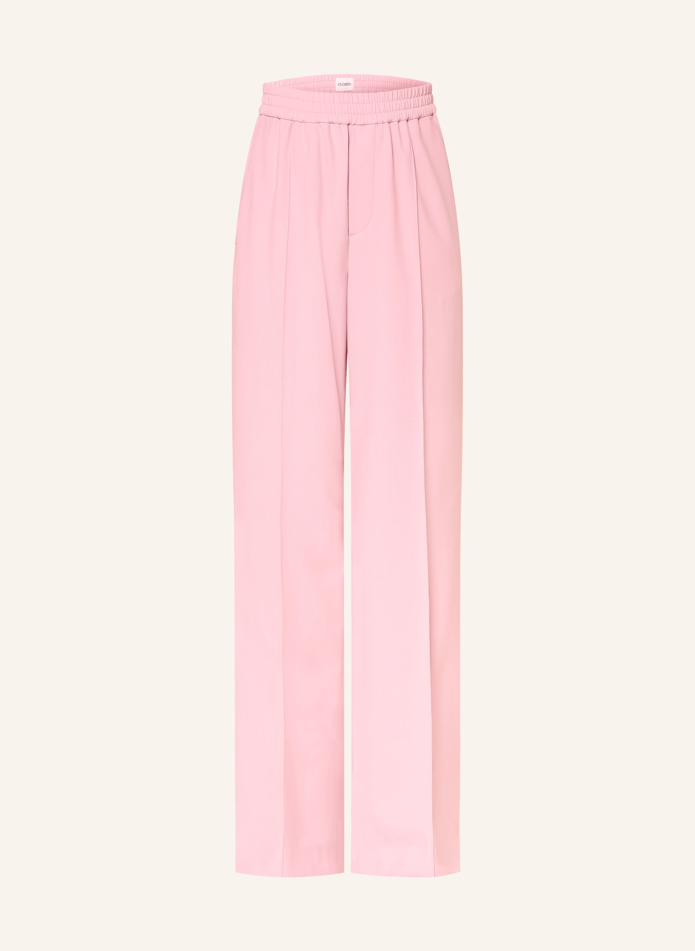 CLOSED WINONA wide-leg trousers: LIGHT PINK