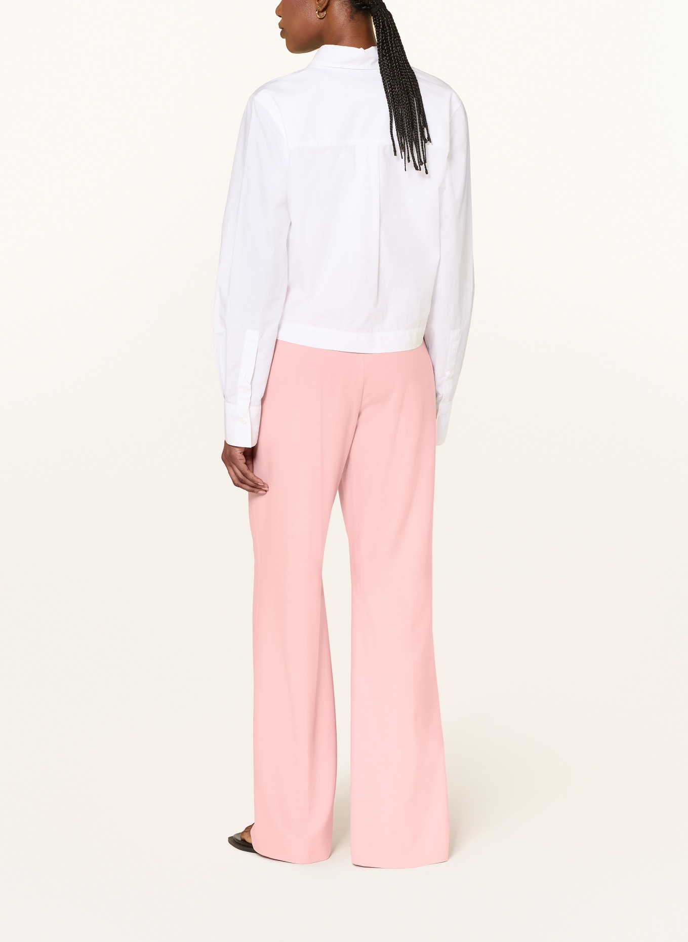 CLOSED WINONA wide-leg trousers: LIGHT PINK