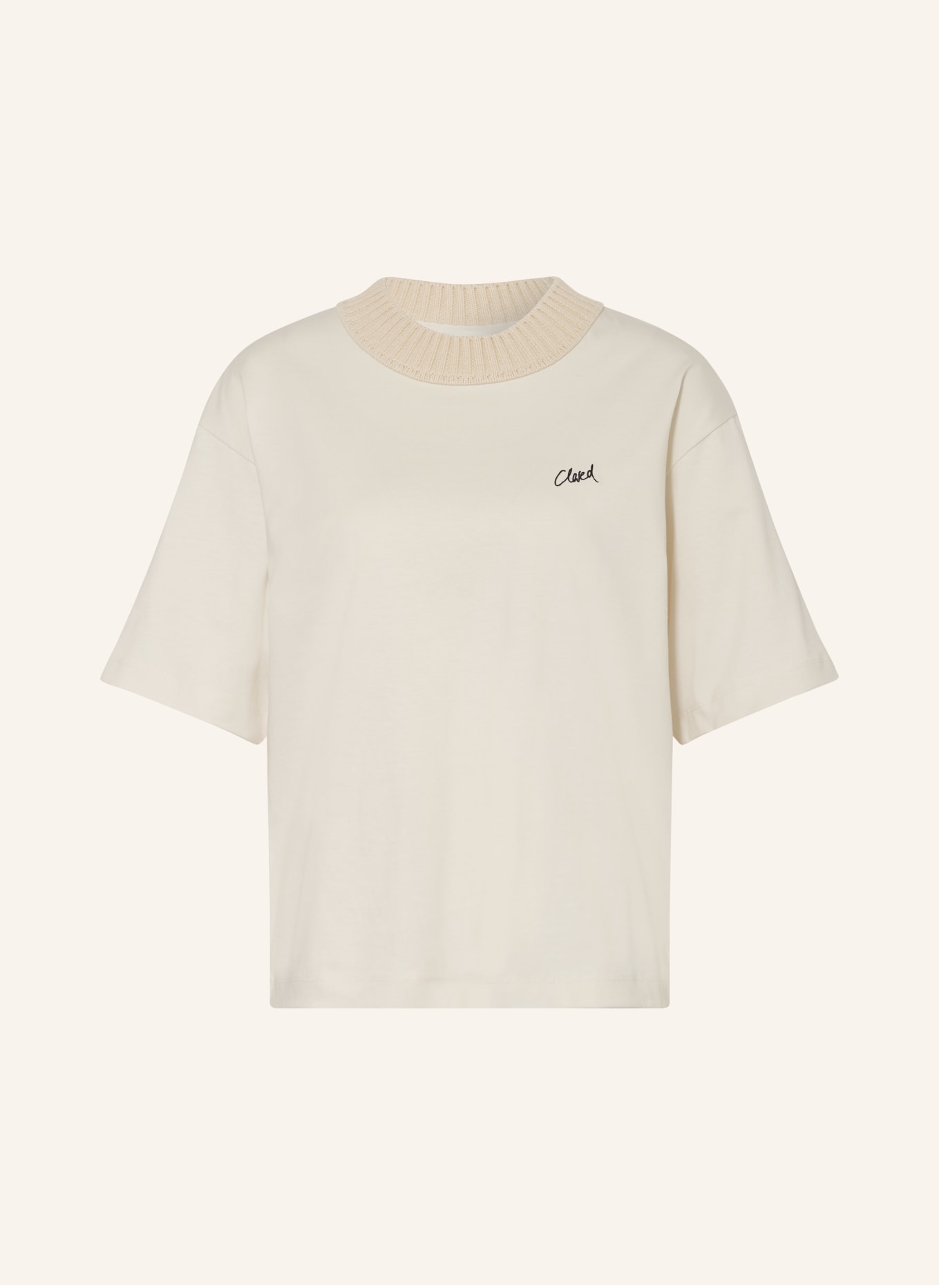 CLOSED T-shirt: ECRU